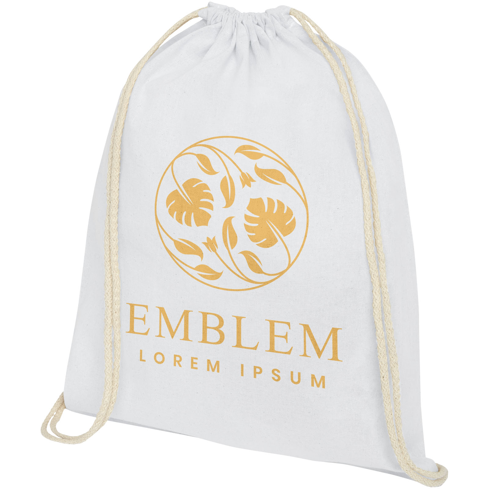 Oregon 140 g/m² cotton drawstring bag 5L