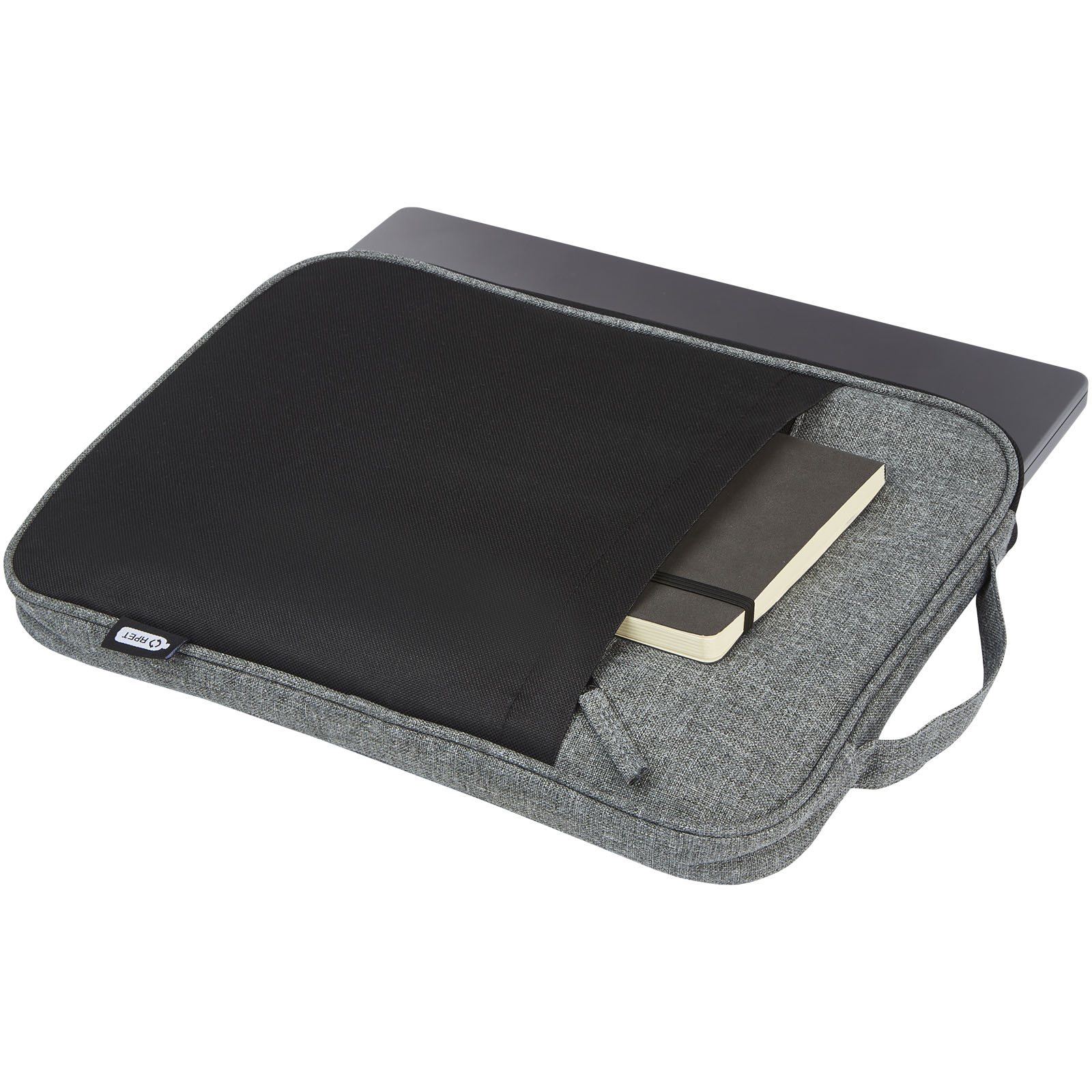 Reclaim 14″ GRS recycled two-tone laptop sleeve 2.5L