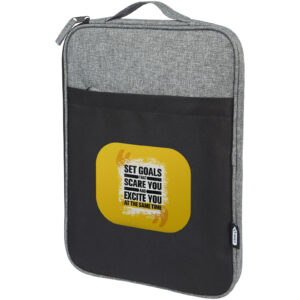 Reclaim 14″ GRS recycled two-tone laptop sleeve 2.5L