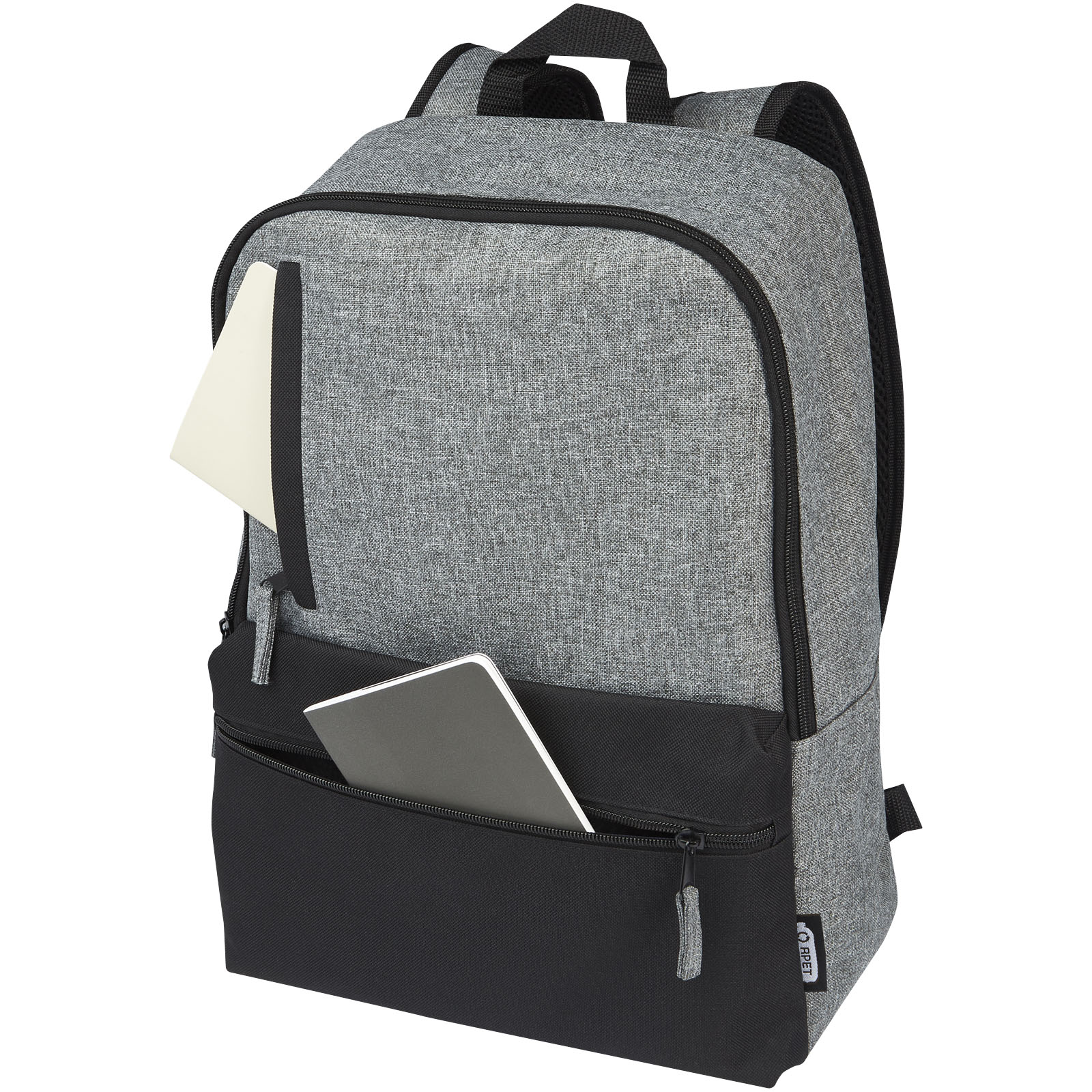 Reclaim 15″ GRS recycled two-tone laptop backpack 14L