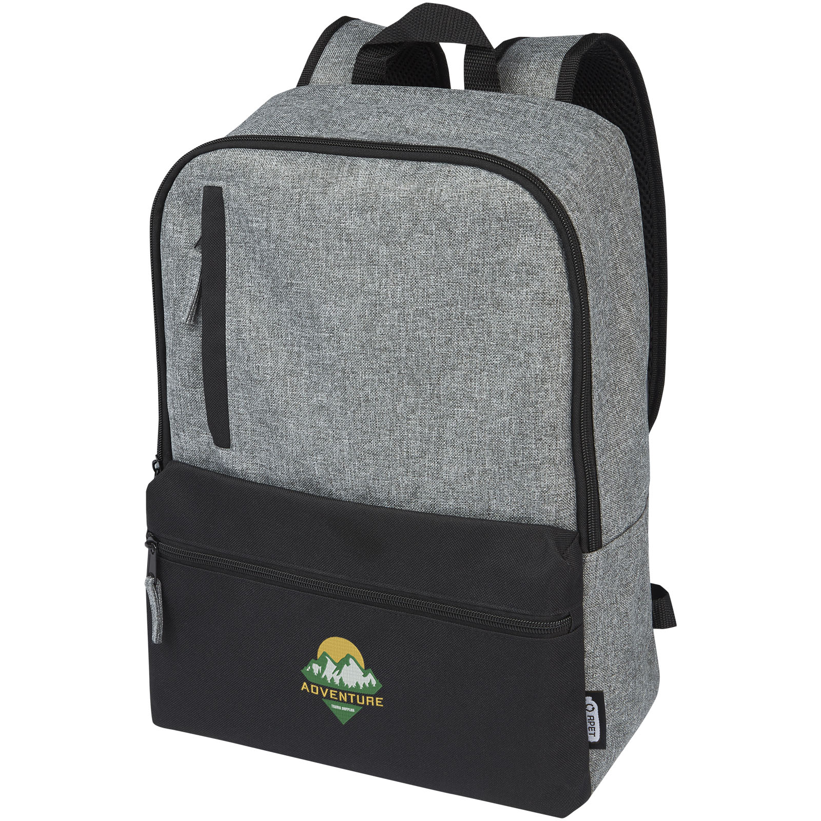 Reclaim 15″ GRS recycled two-tone laptop backpack 14L