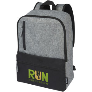 Reclaim 15″ GRS recycled two-tone laptop backpack 14L