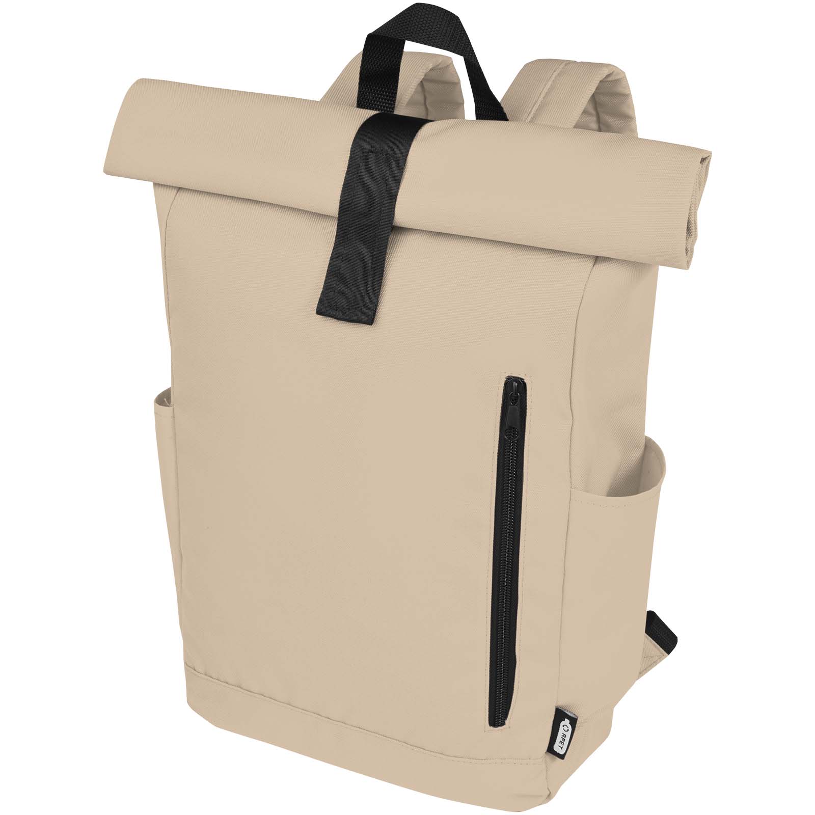 Byron 15.6″ GRS RPET roll-top backpack 18L