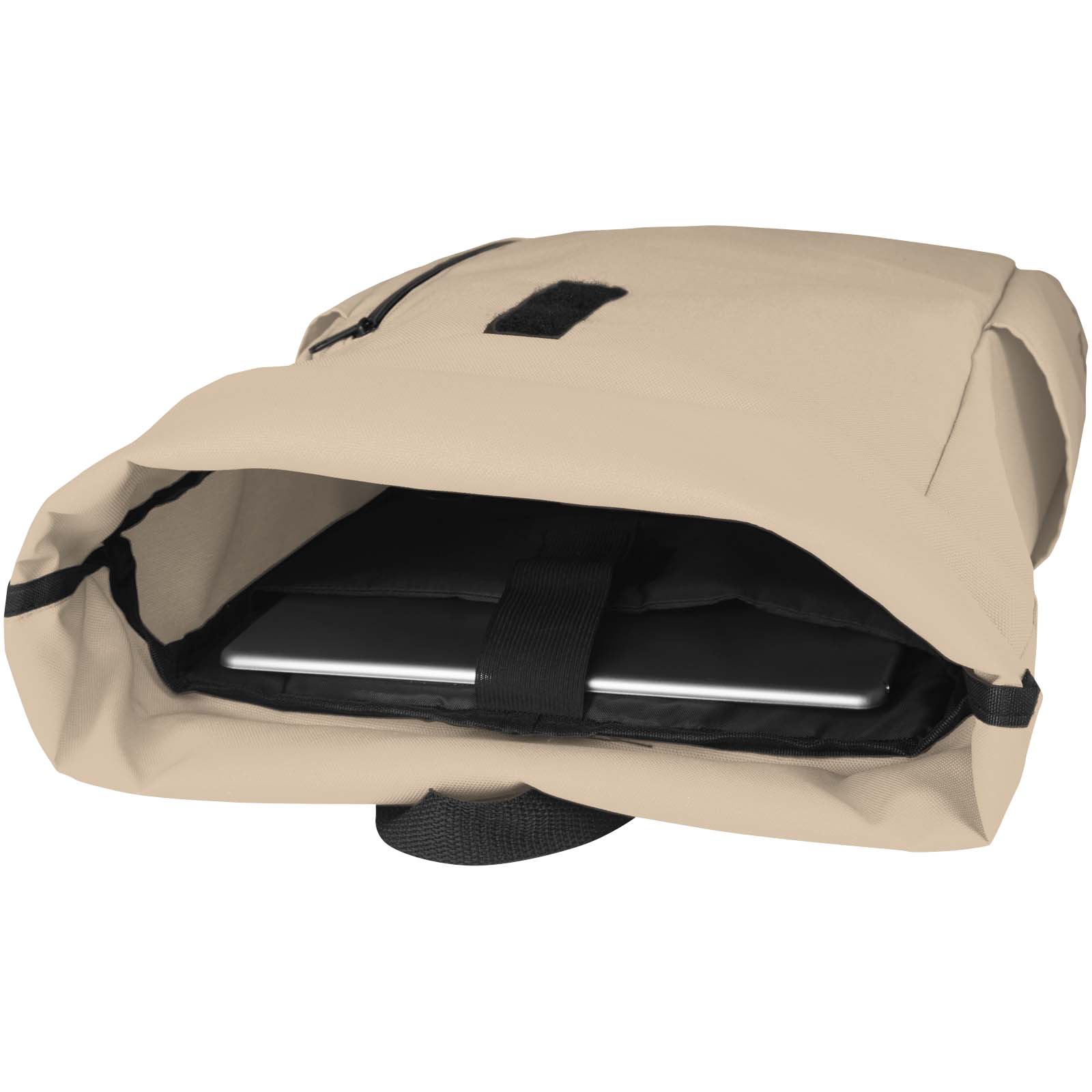 Byron 15.6″ GRS RPET roll-top backpack 18L