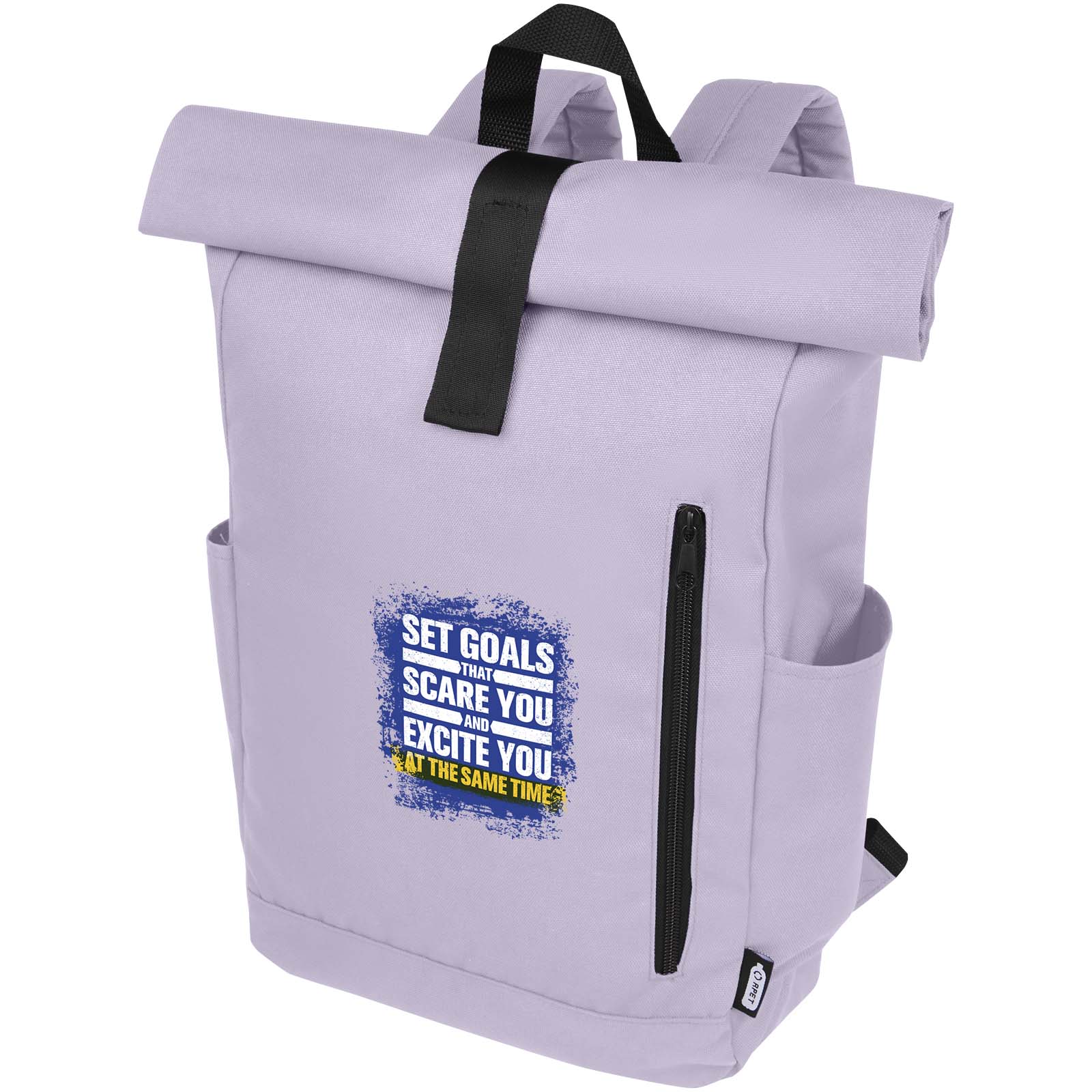 Byron 15.6″ GRS RPET roll-top backpack 18L
