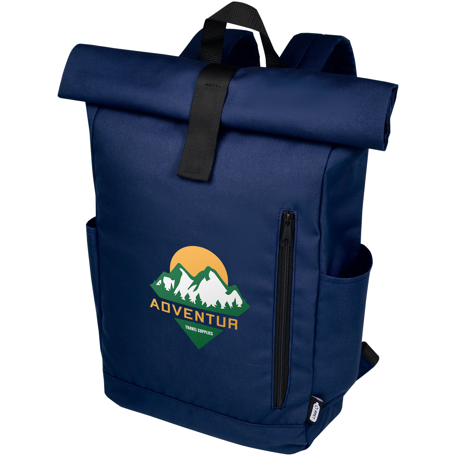Byron 15.6″ GRS RPET roll-top backpack 18L