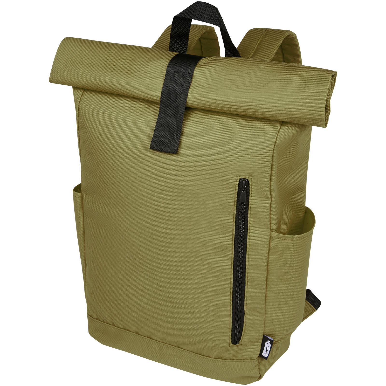 Byron 15.6″ GRS RPET roll-top backpack 18L