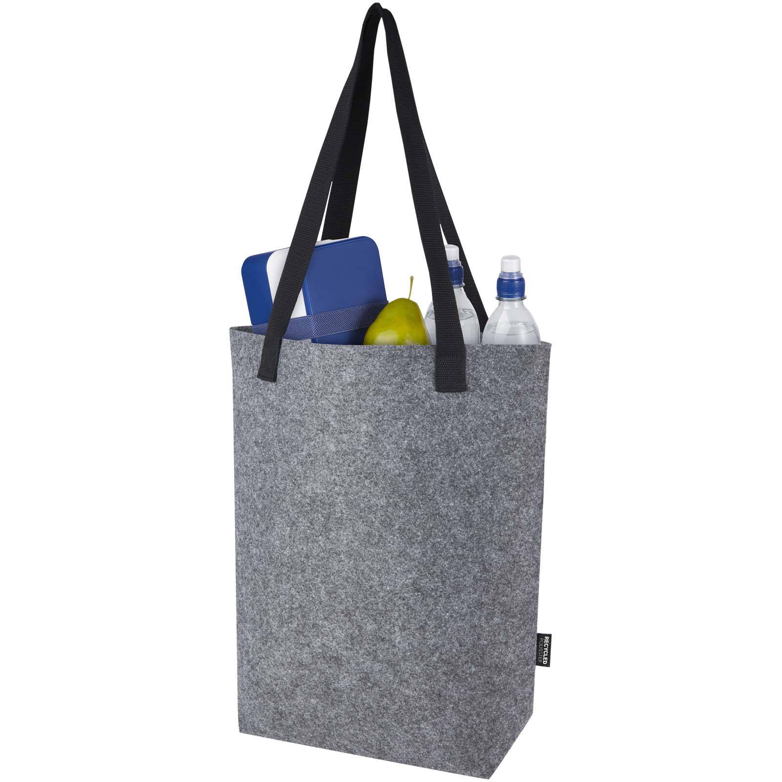 Felta GRS recycled felt tote bag with wide bottom 12L