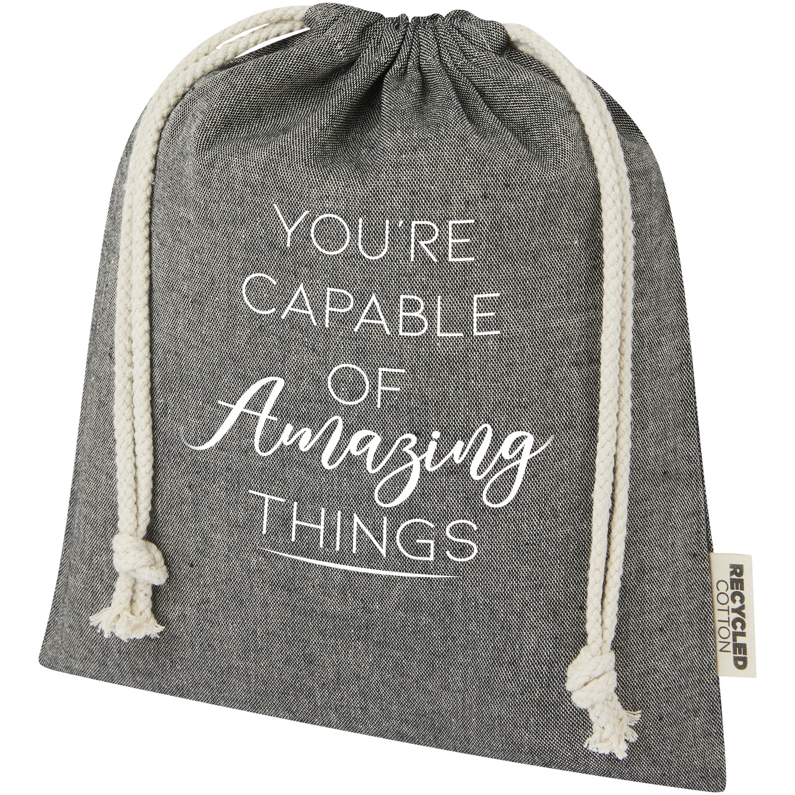 Pheebs 150 g/m² GRS recycled cotton gift bag medium 1.5L