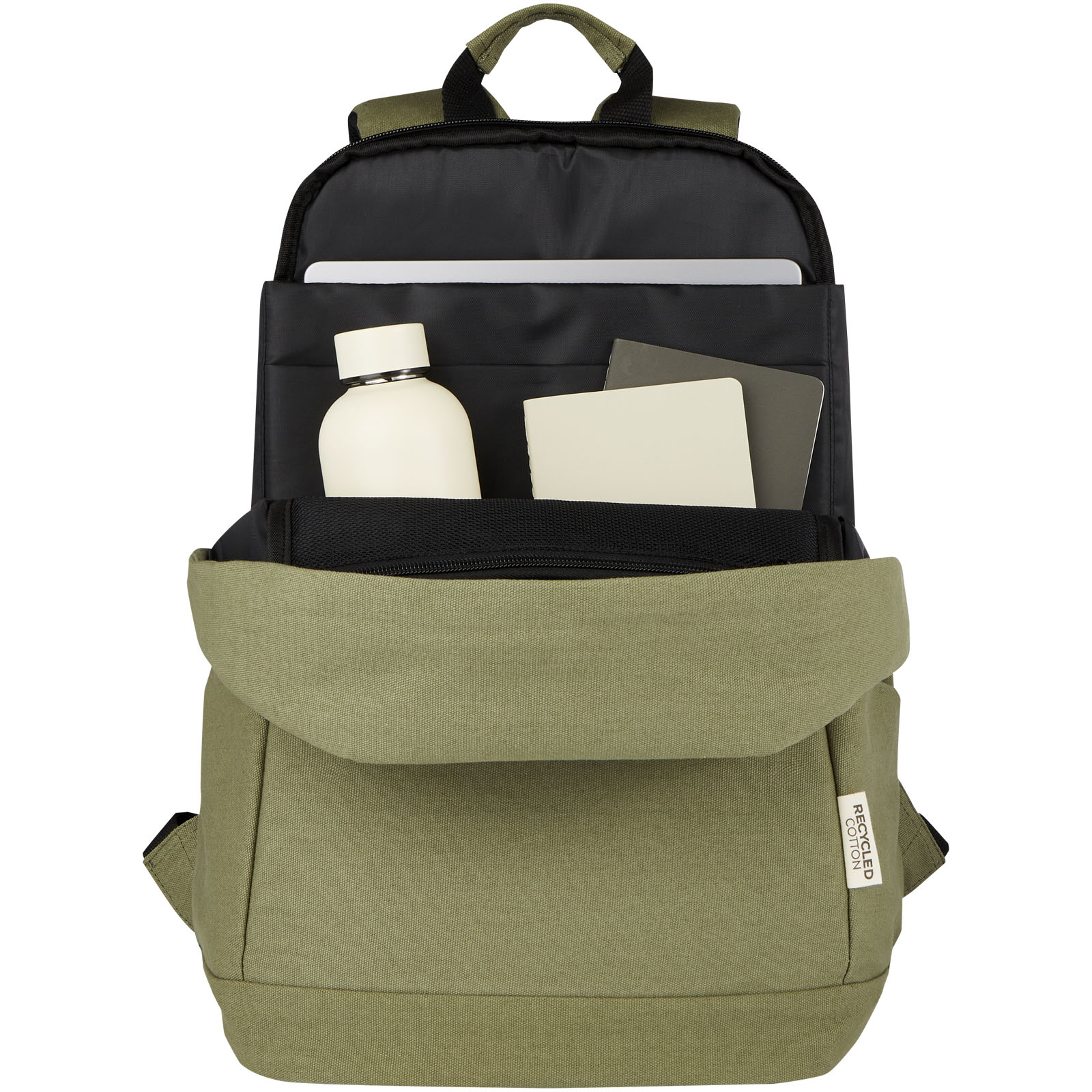 Joey 15.6″ GRS recycled canvas anti-theft laptop backpack 18L