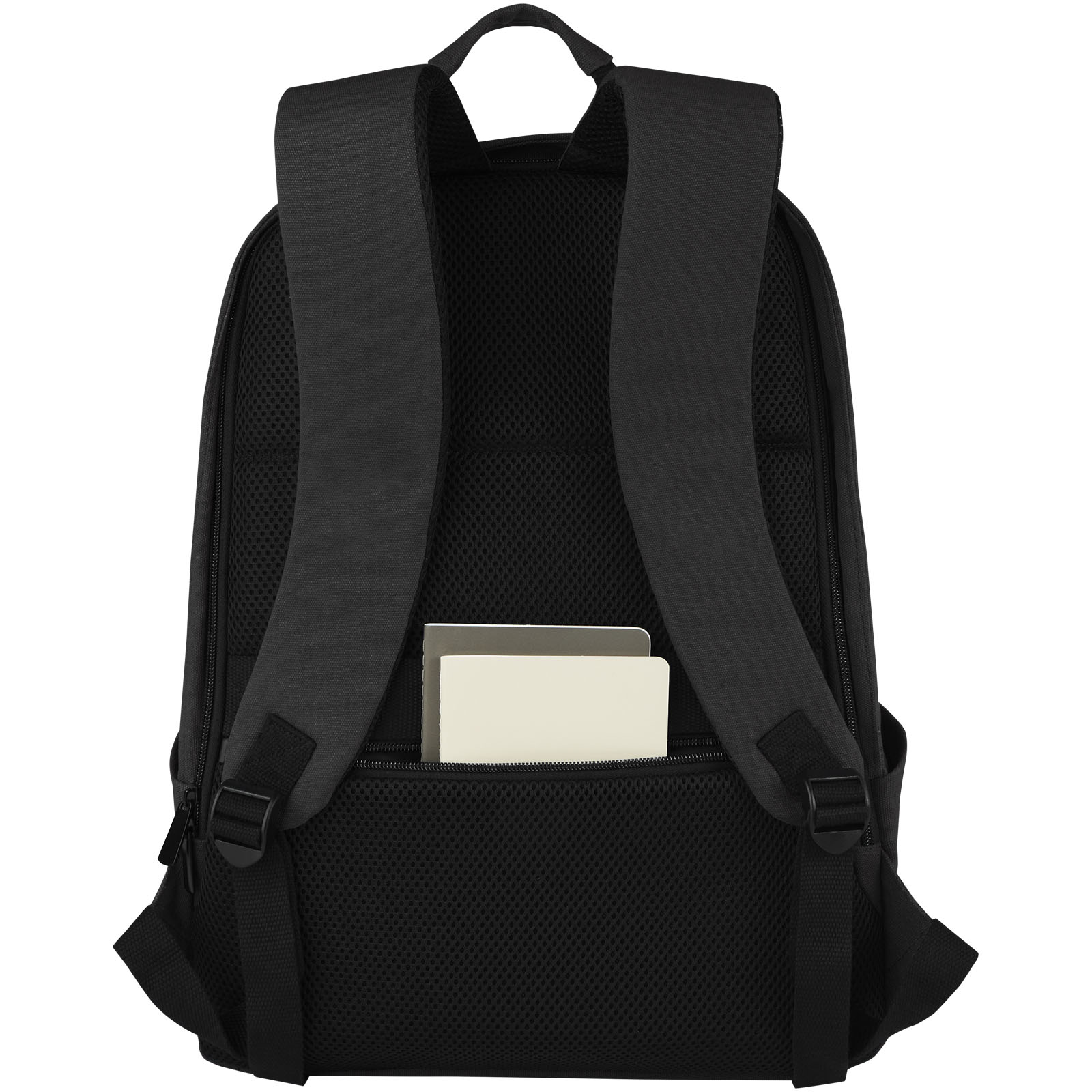 Joey 15.6″ GRS recycled canvas anti-theft laptop backpack 18L