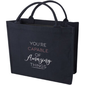 Trace 500 g/m² Aware™ recycled book tote bag