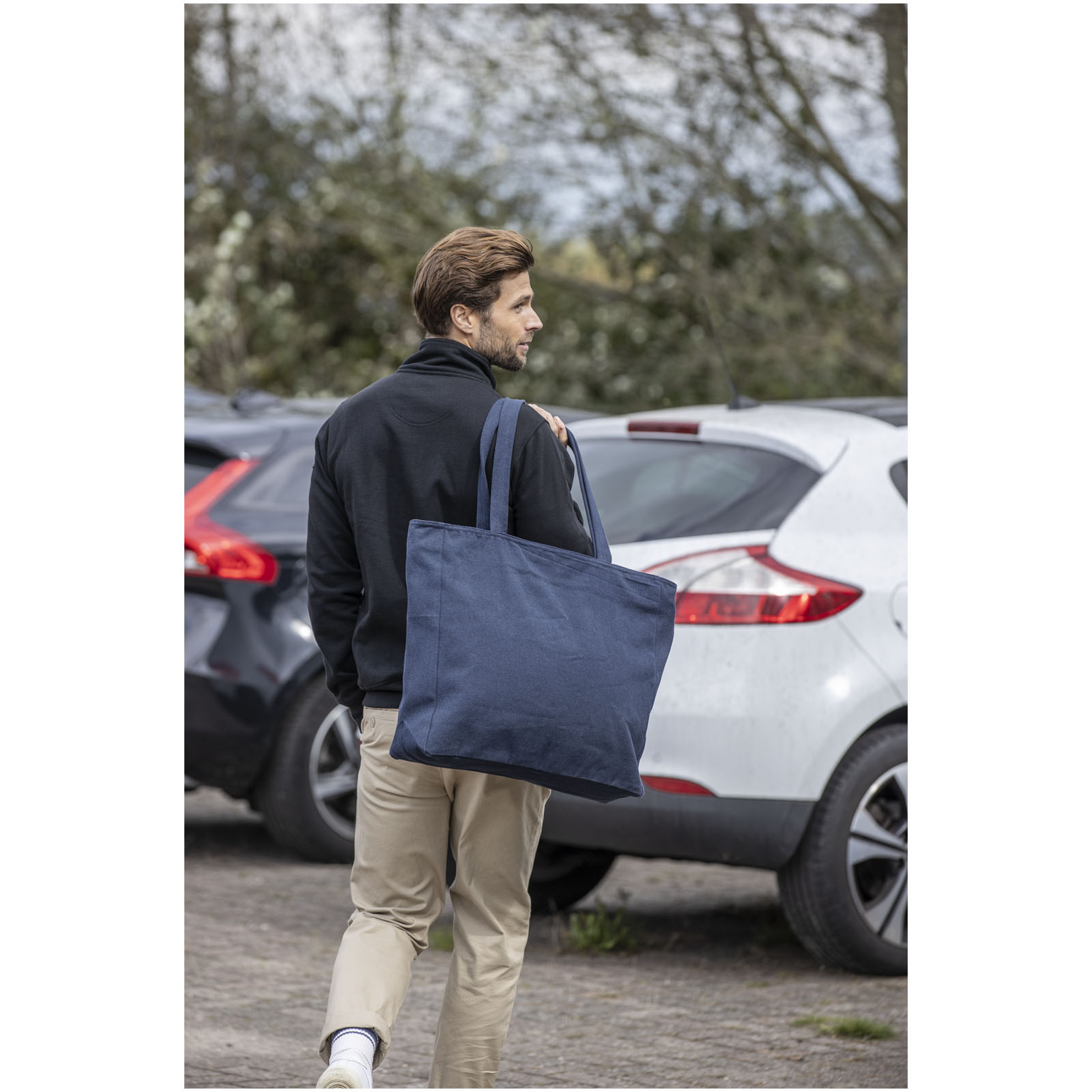 Trace Weekender 500 g/m² Aware™ recycled tote bag