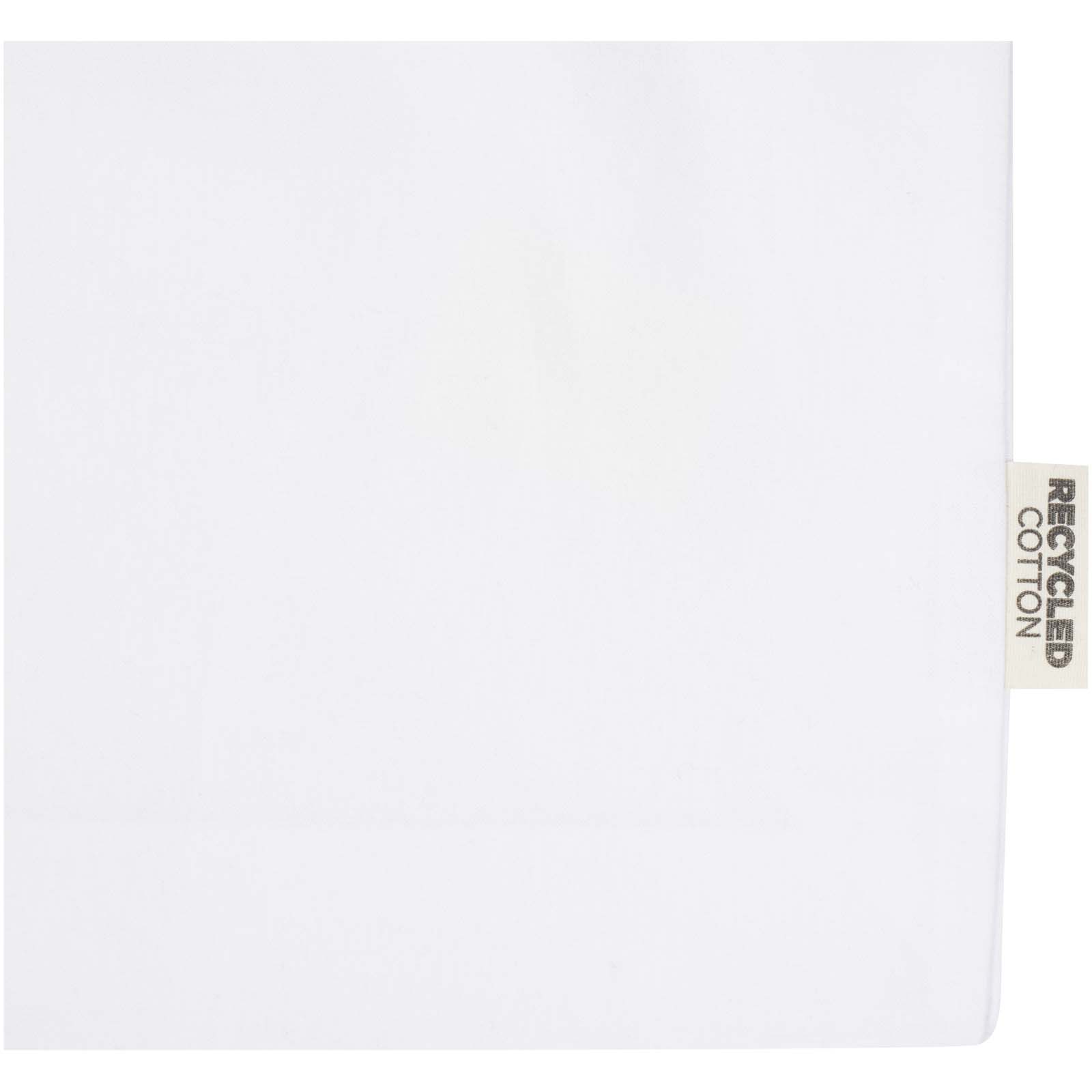 Madras 140 g/m² GRS recycled cotton gusset tote bag 12L