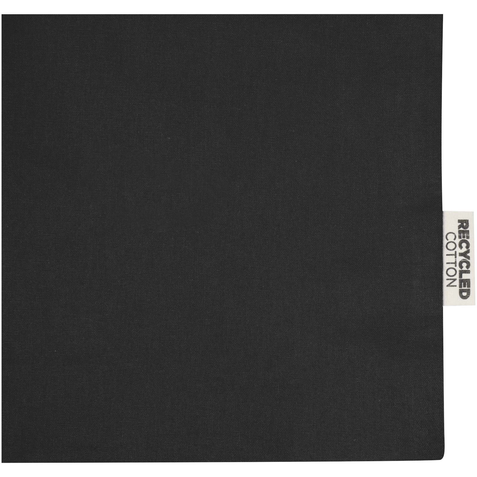Madras 140 g/m² GRS recycled cotton gusset tote bag 12L