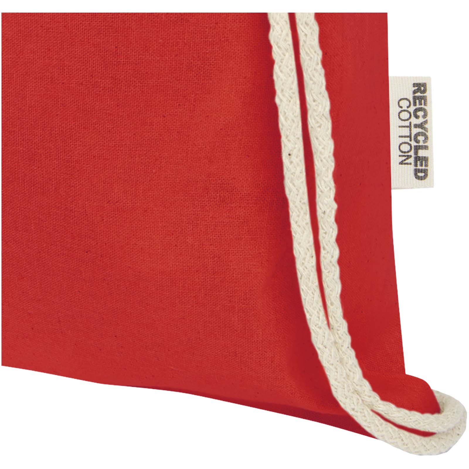 Oregon 140 g/m² GRS recycled cotton drawstring bag