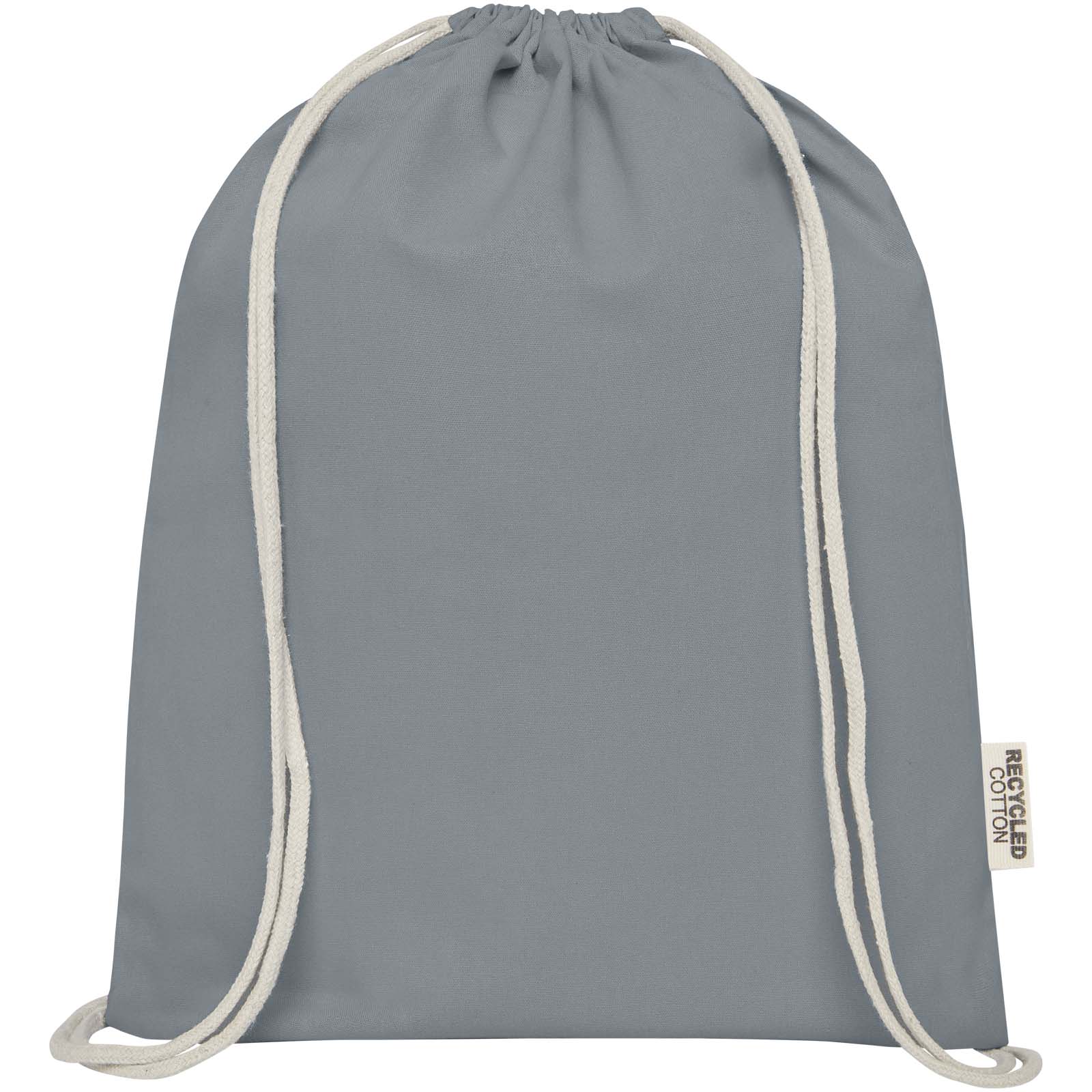 Oregon 140 g/m² GRS recycled cotton drawstring bag