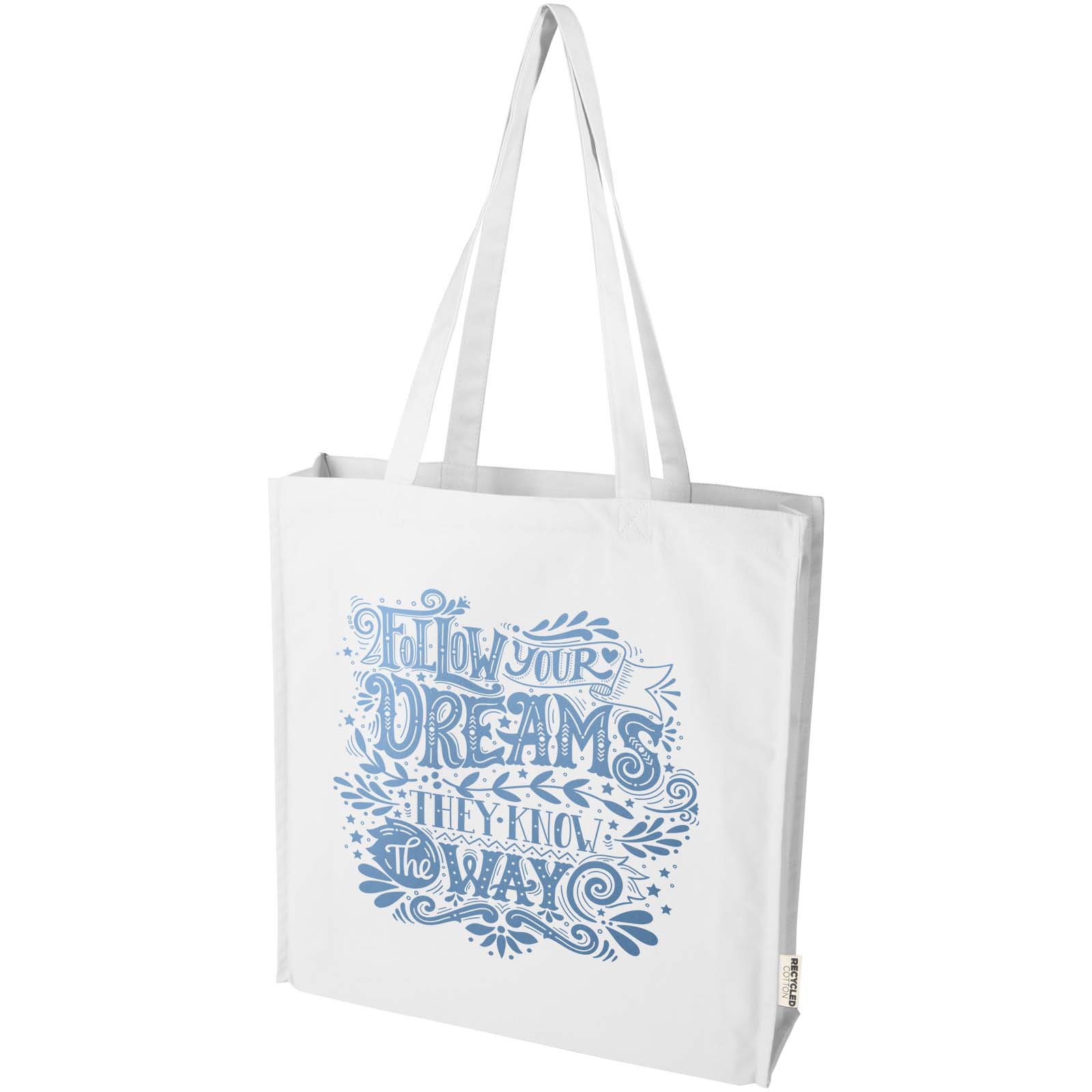 Florida 270 g/m² GRS recycled gusset tote bag 14L