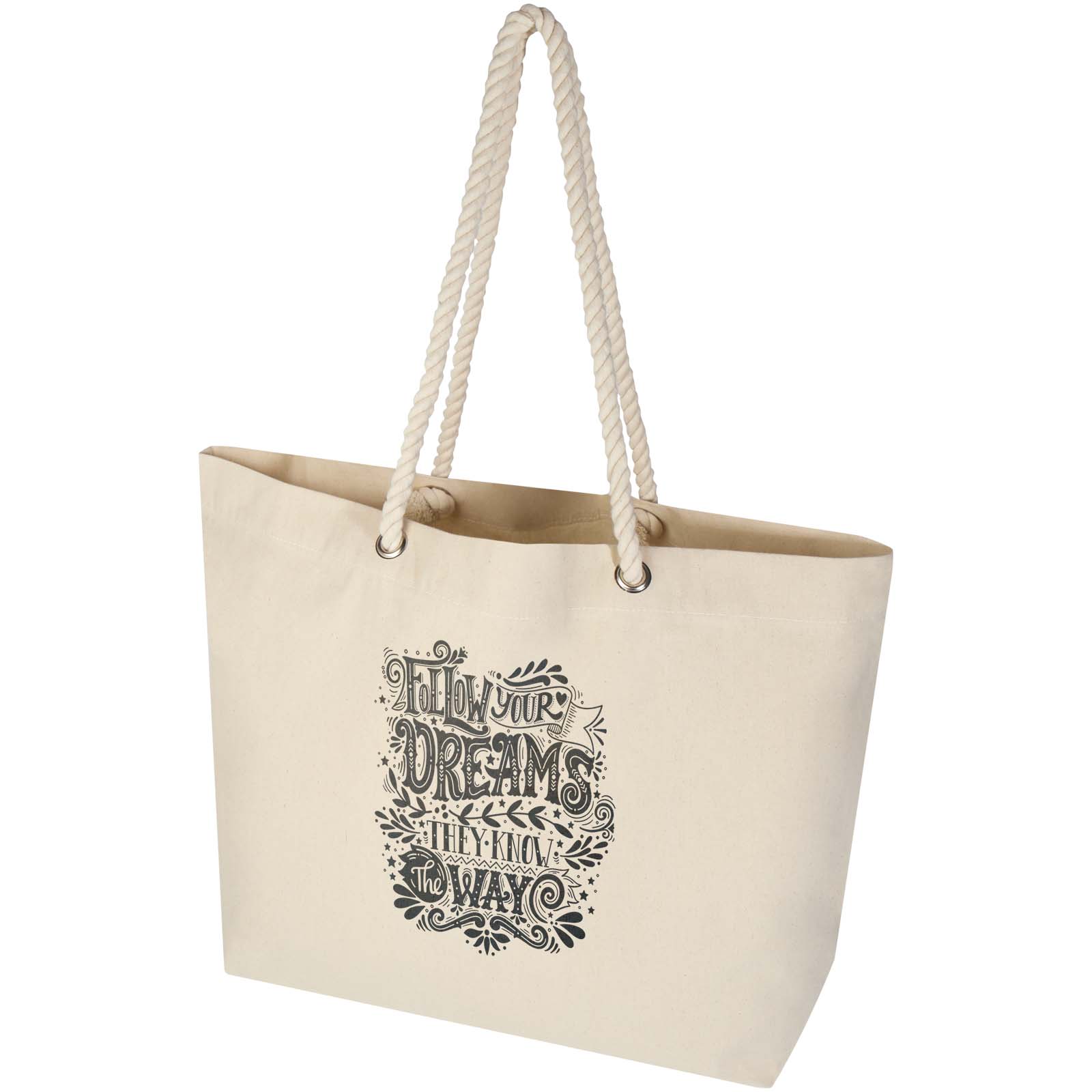 Florida 270 g/m² GRS recycled beach tote bag 18L