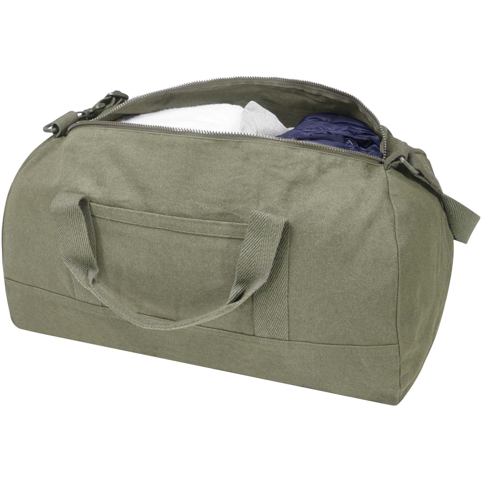 Trace 500 g/m² Aware™ recycled duffel bag 50L