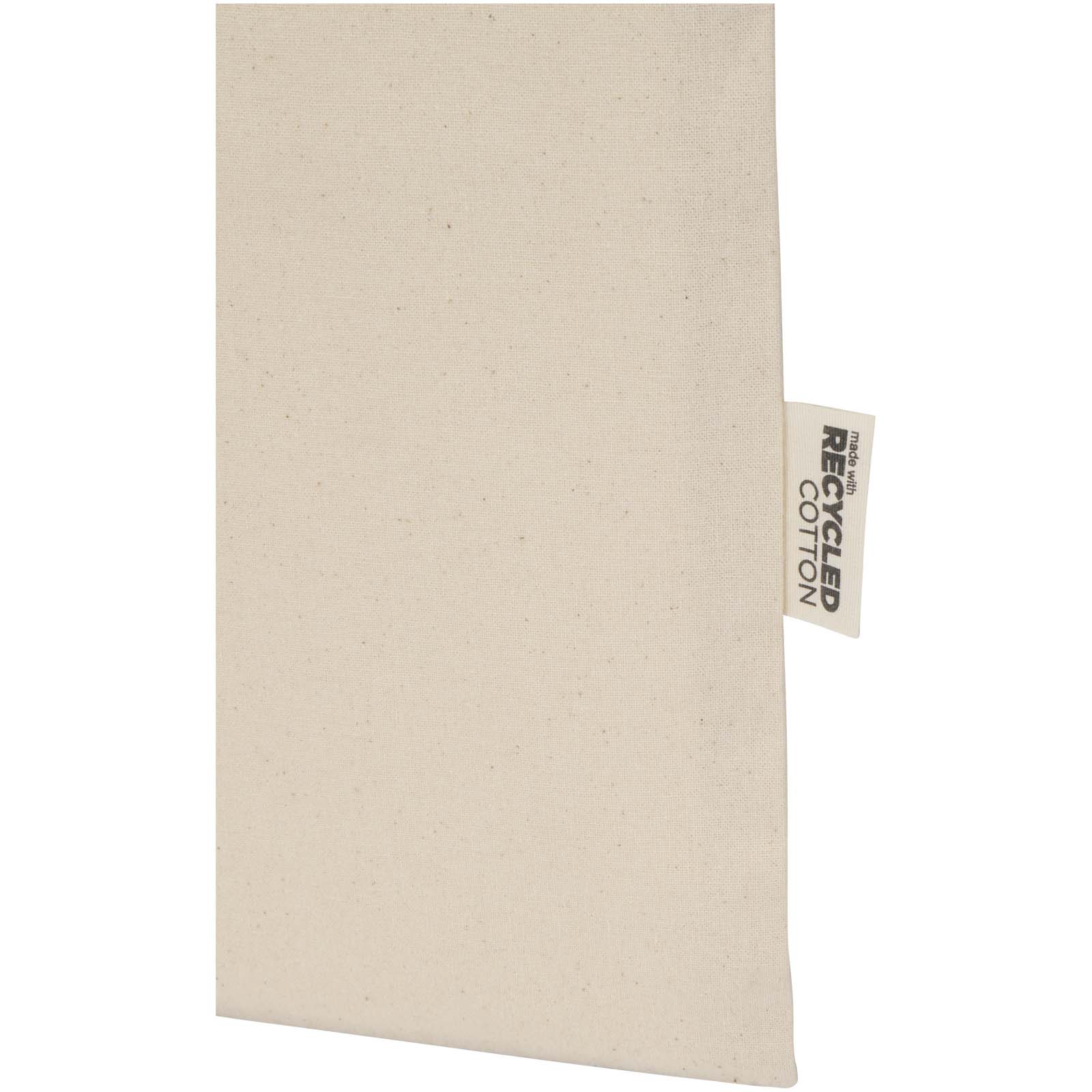 Madras Blend 140 g/m² GRS recycled cotton tote bag 7L