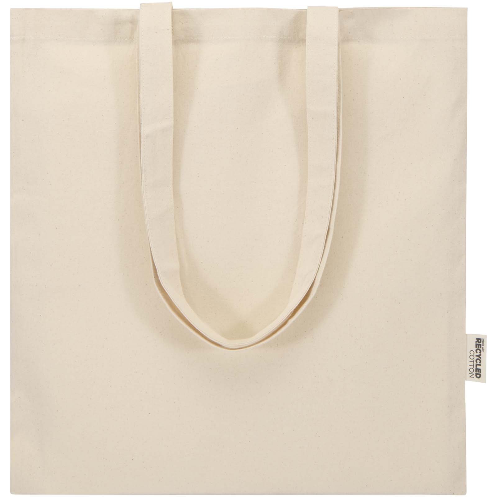 Madras Blend 140 g/m² GRS recycled cotton tote bag 7L