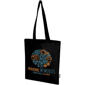 Madras Blend 140 g/m² GRS recycled cotton tote bag 7L
