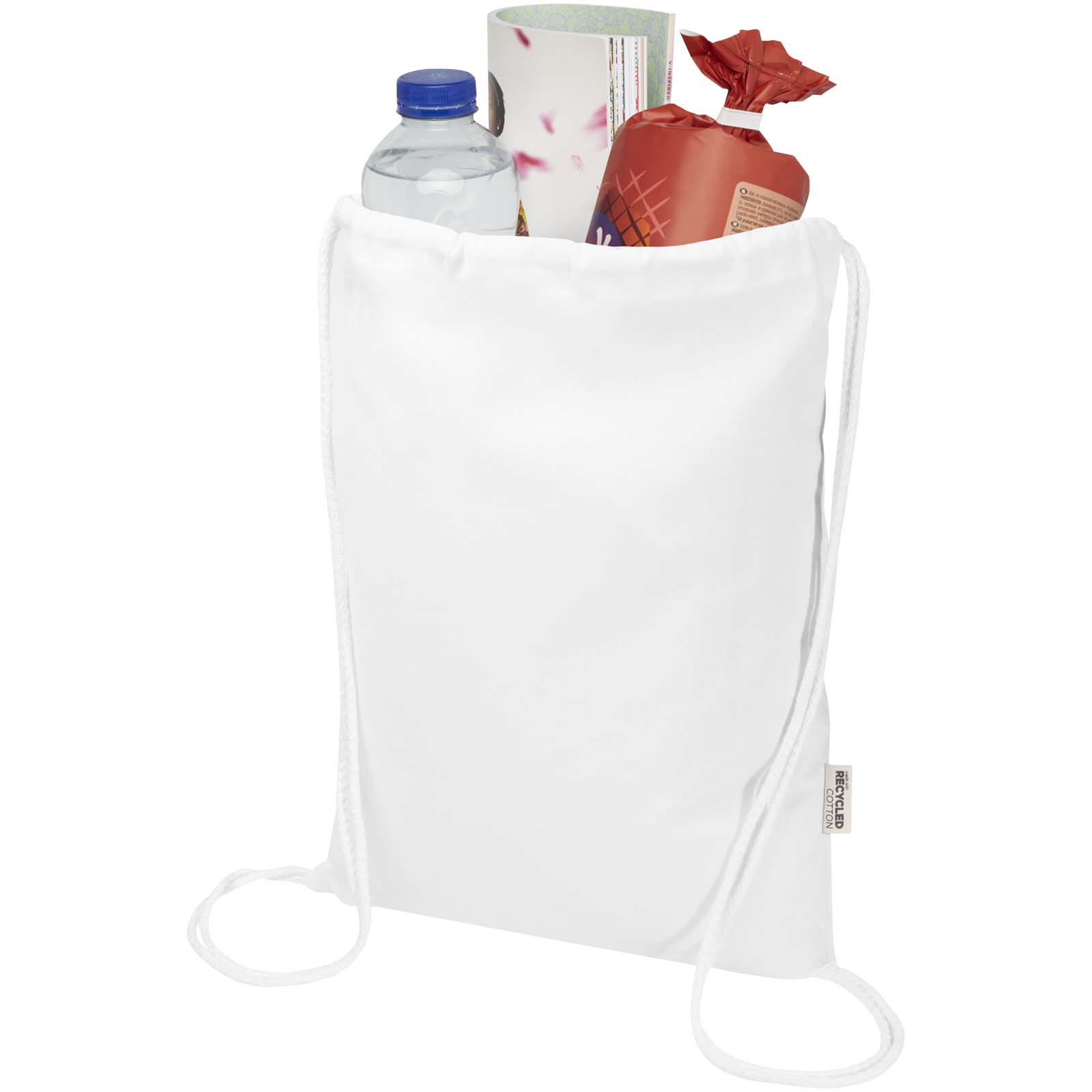 Oregon Blend 140 g/m² GRS recycled drawstring bag 5L