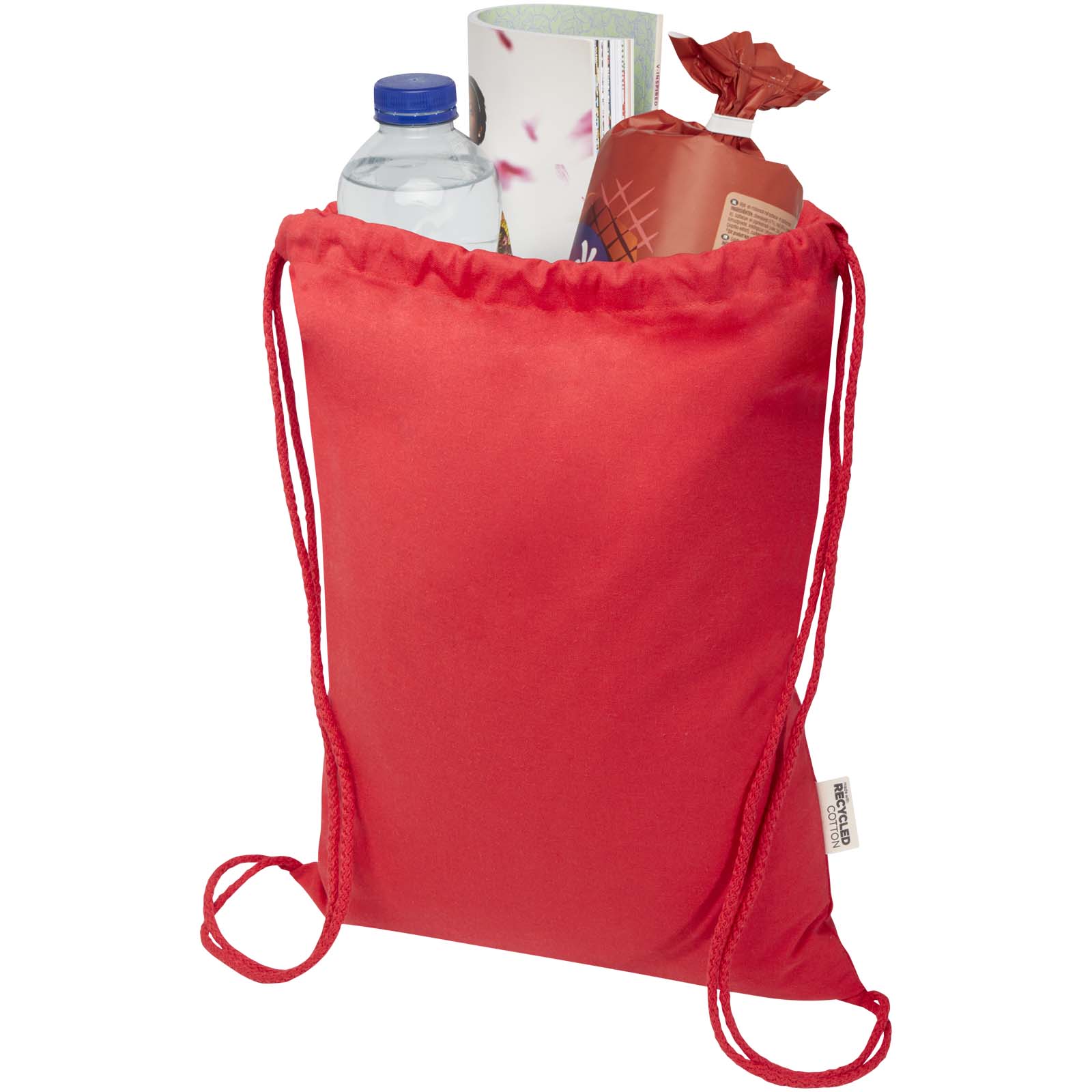 Oregon Blend 140 g/m² GRS recycled drawstring bag 5L