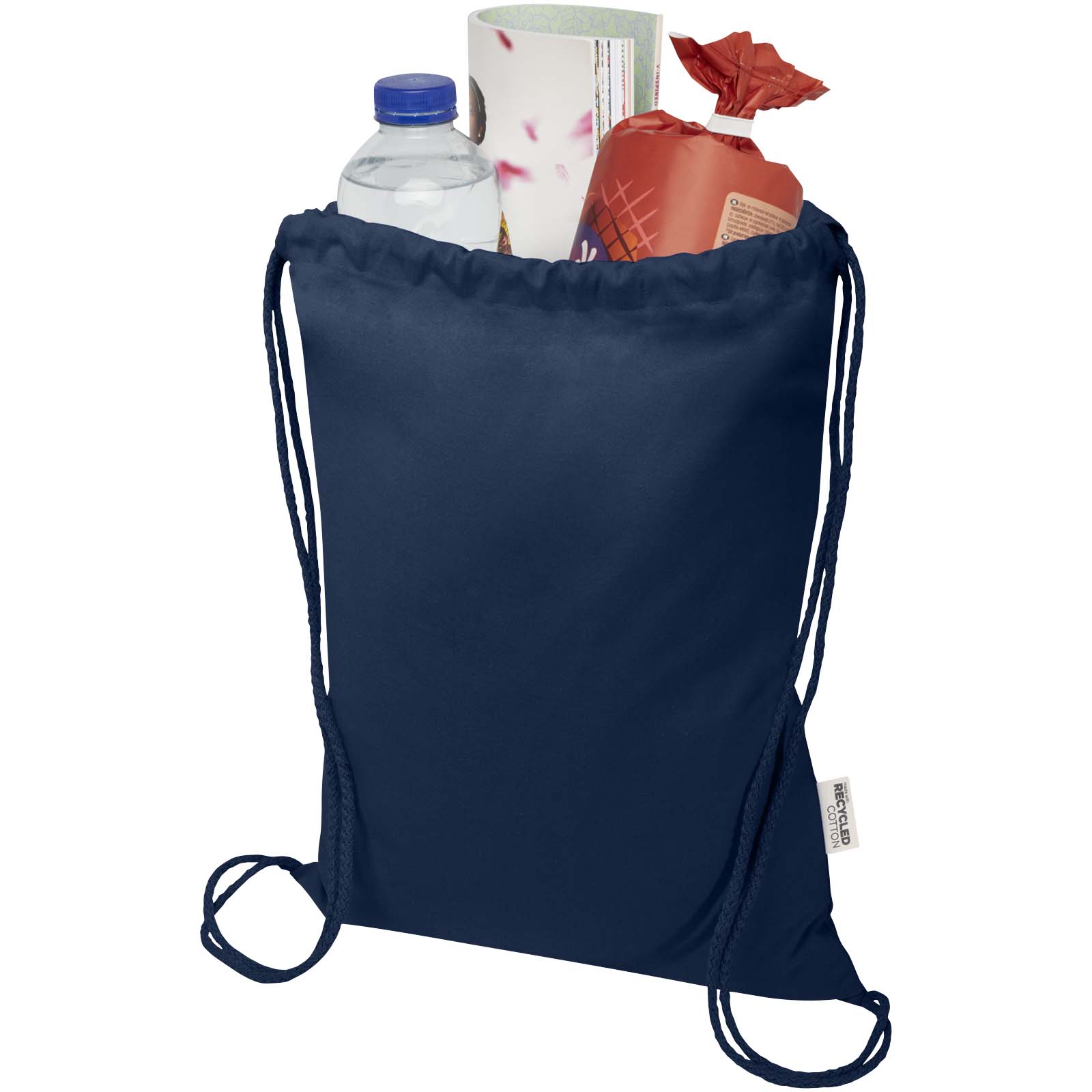 Oregon Blend 140 g/m² GRS recycled drawstring bag 5L