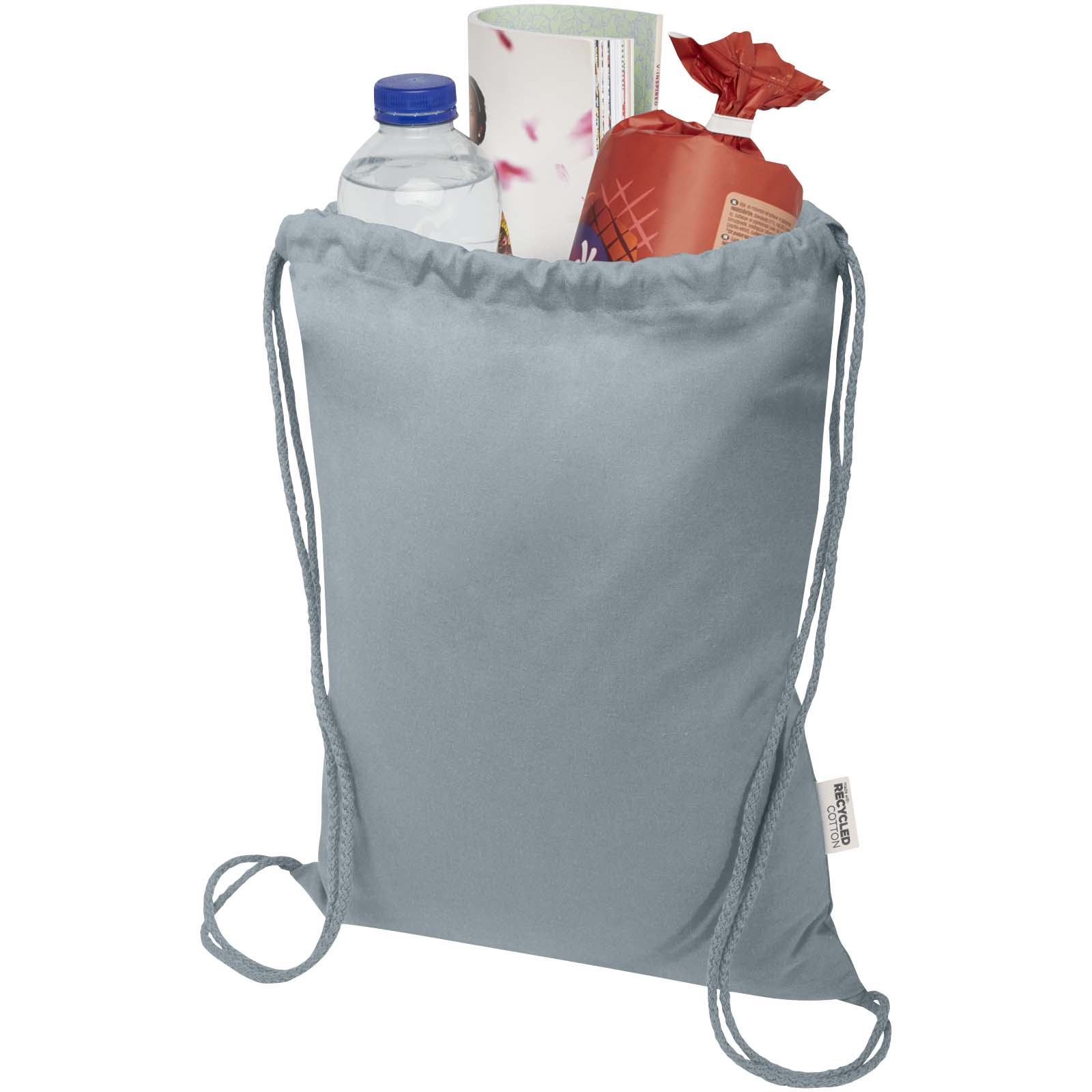 Oregon Blend 140 g/m² GRS recycled drawstring bag 5L