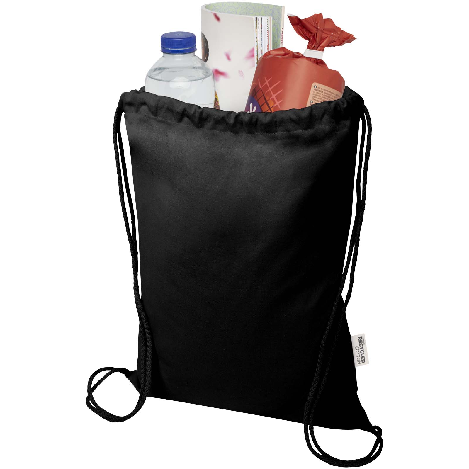 Oregon Blend 140 g/m² GRS recycled drawstring bag 5L