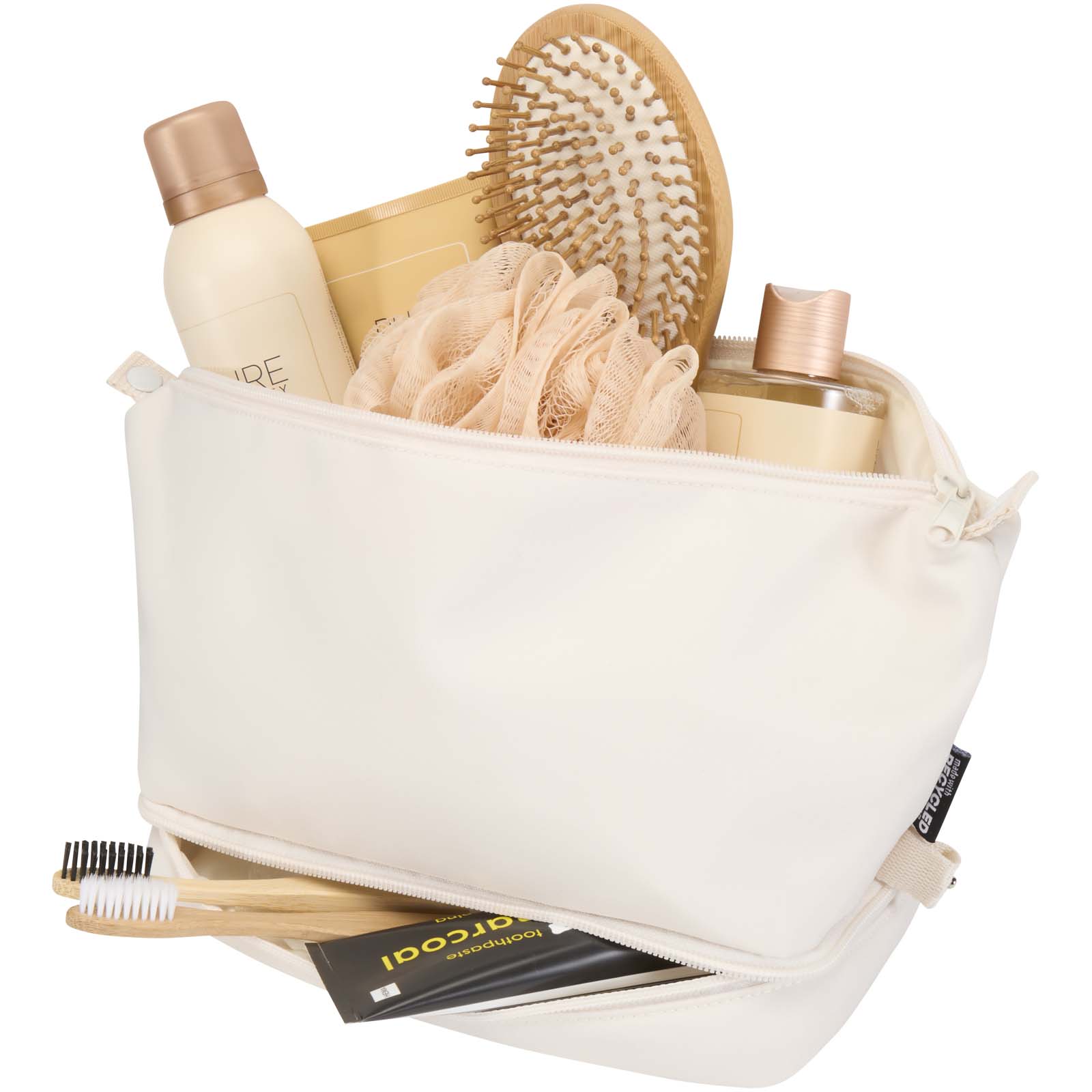 Trip Aware™ recycled travel toiletry bag 6L