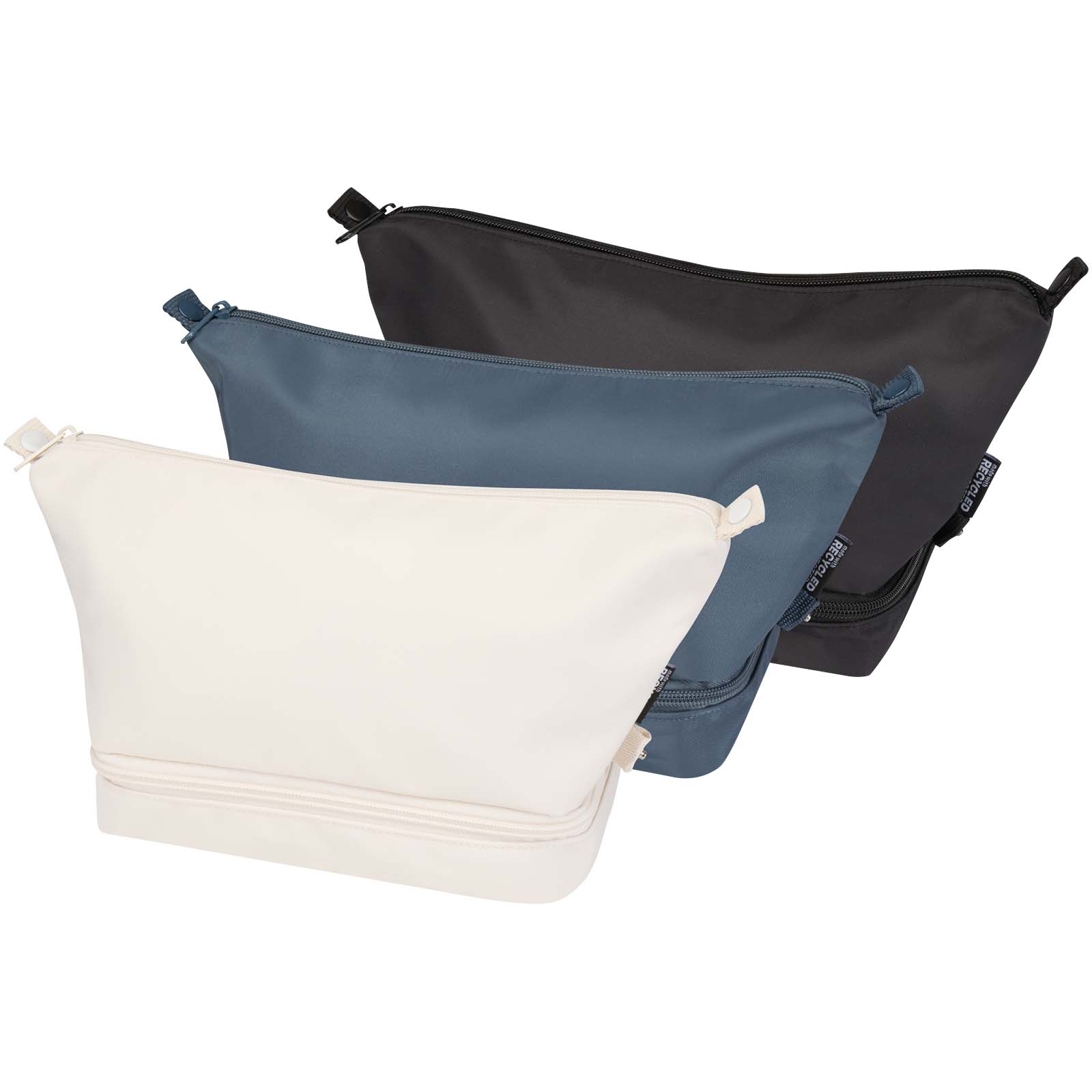 Trip Aware™ recycled travel toiletry bag 6L