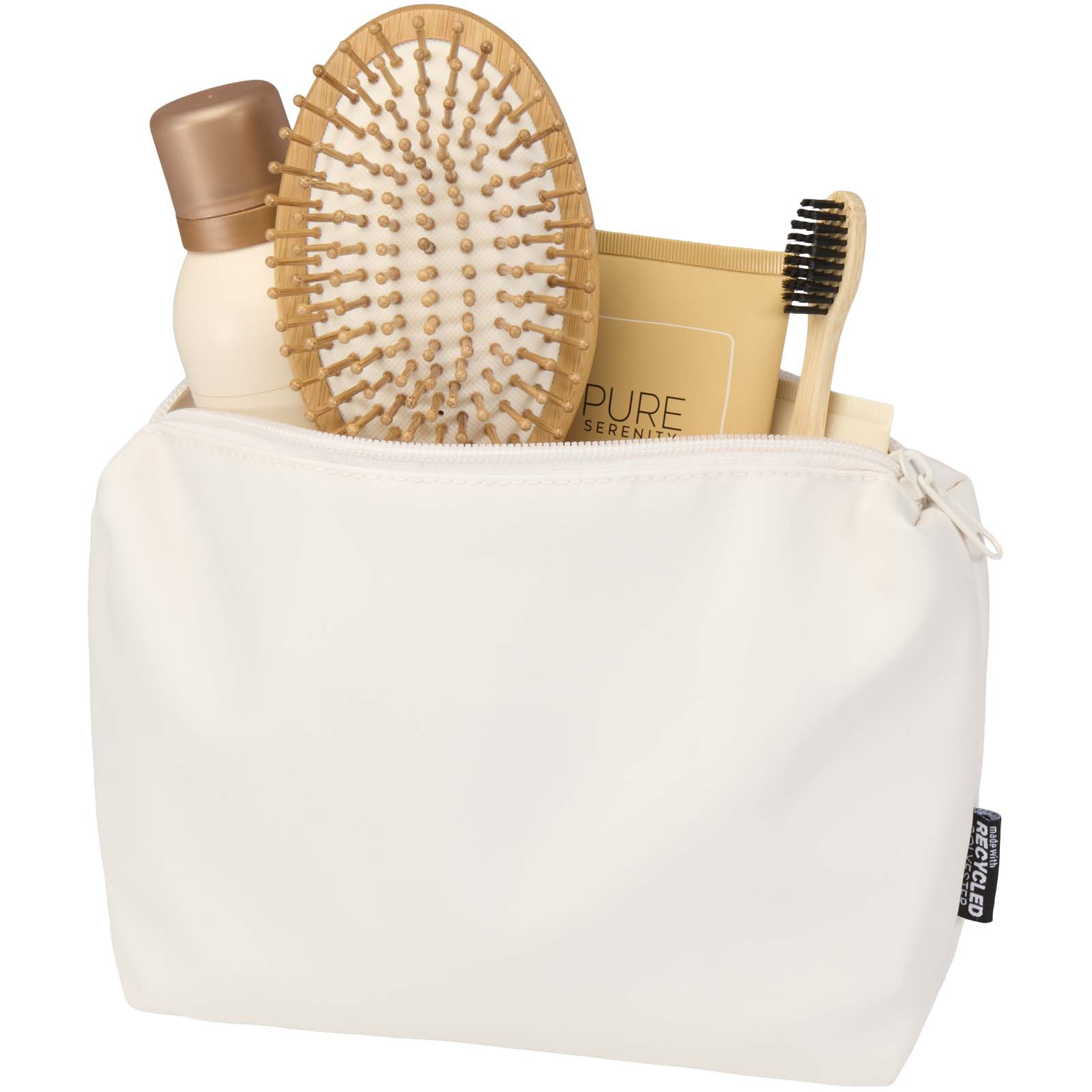 Trip Aware™ recycled travel toiletry pouch 2L