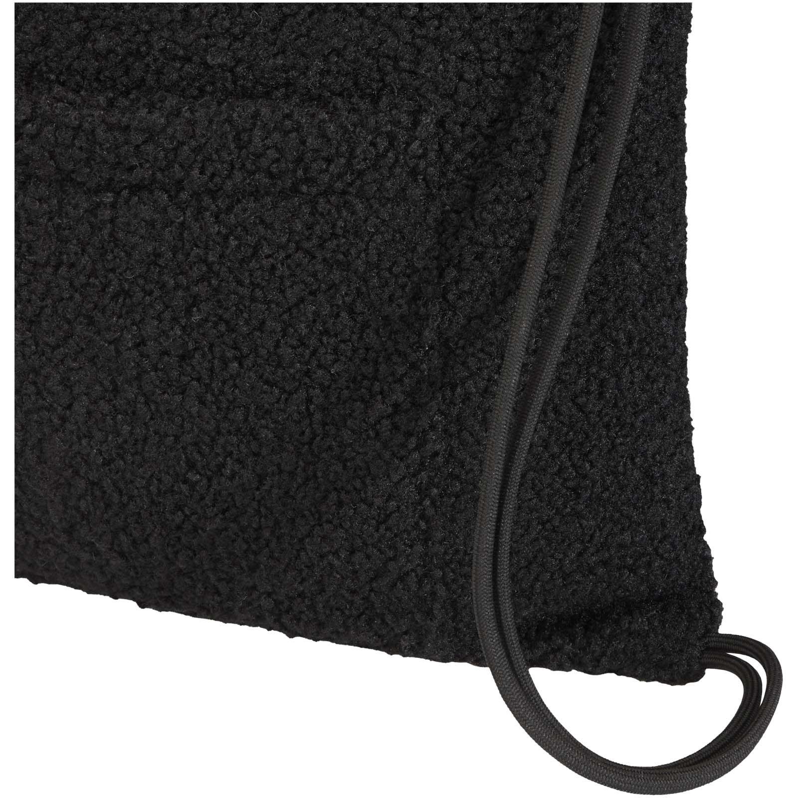 Bear GRS recycled sherpa drawstring backpack 9L
