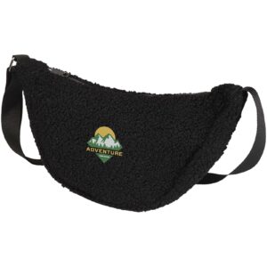 Bear GRS recycled sherpa crossbody bag 3L