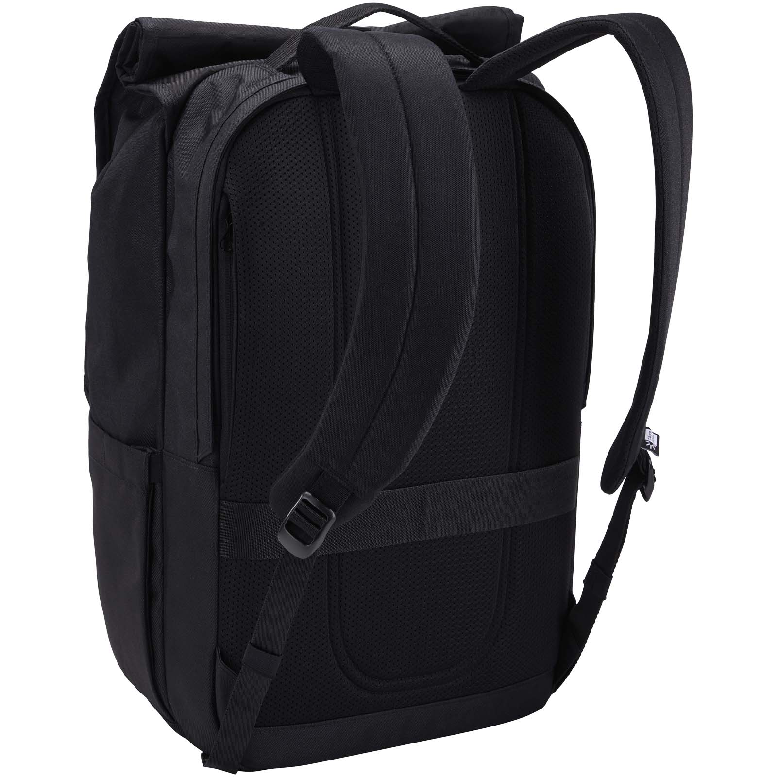 Case Logic Variate 17″ recycled expandable roll-top laptop backpack