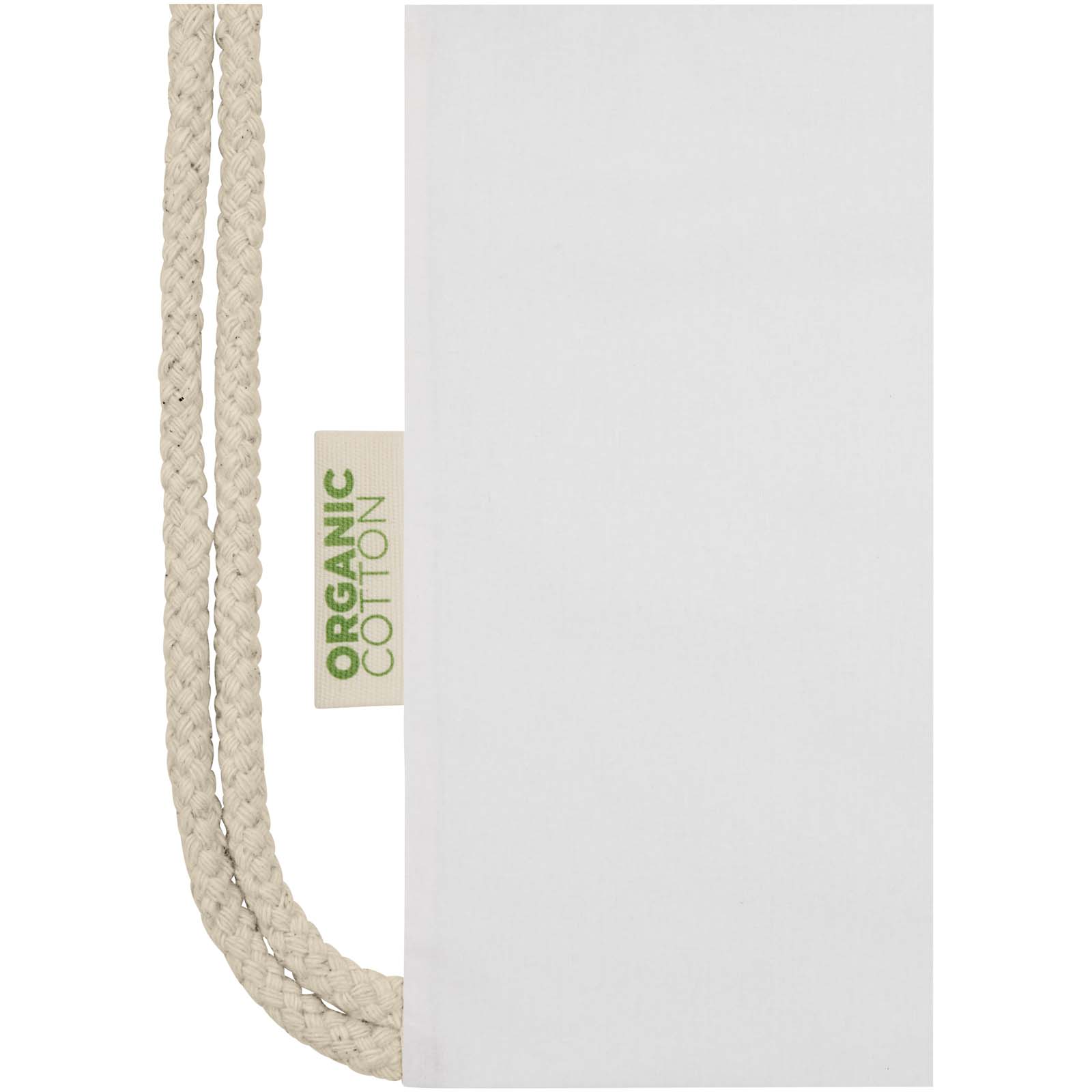 Odisha 140 g/m² OCS organic drawstring bag 5L