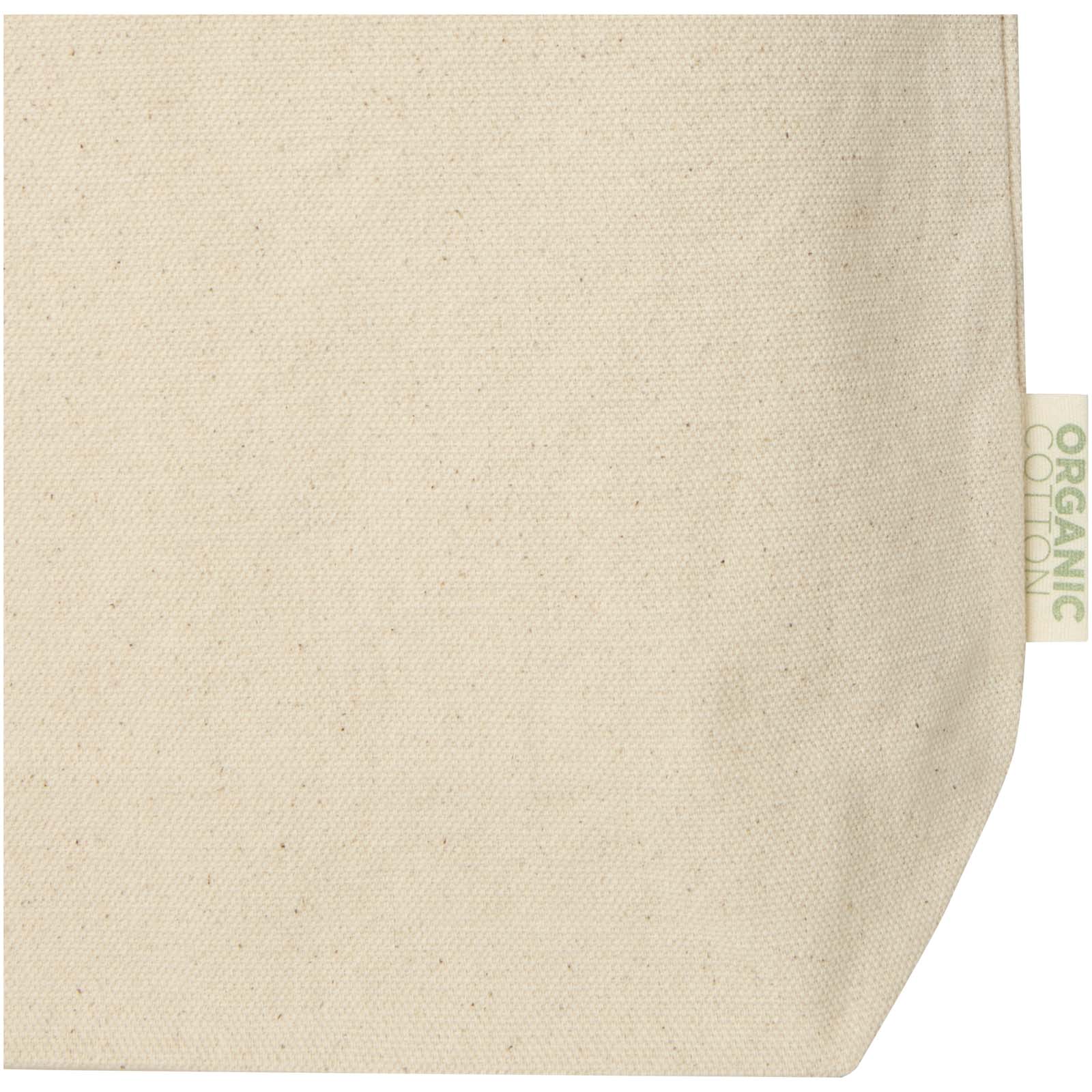 Odisha 180 g/m² OCS organic wide bottom tote bag 11L