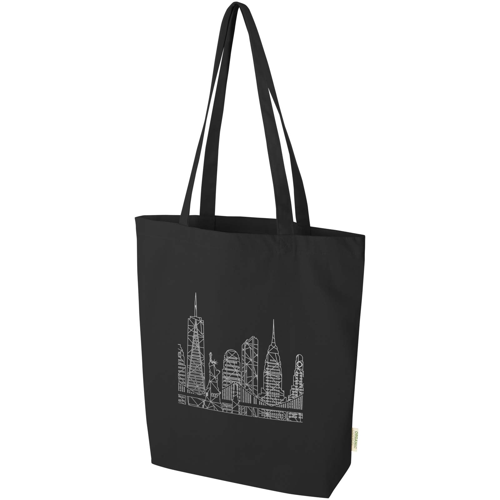 Odisha 180 g/m² OCS organic wide bottom tote bag 11L
