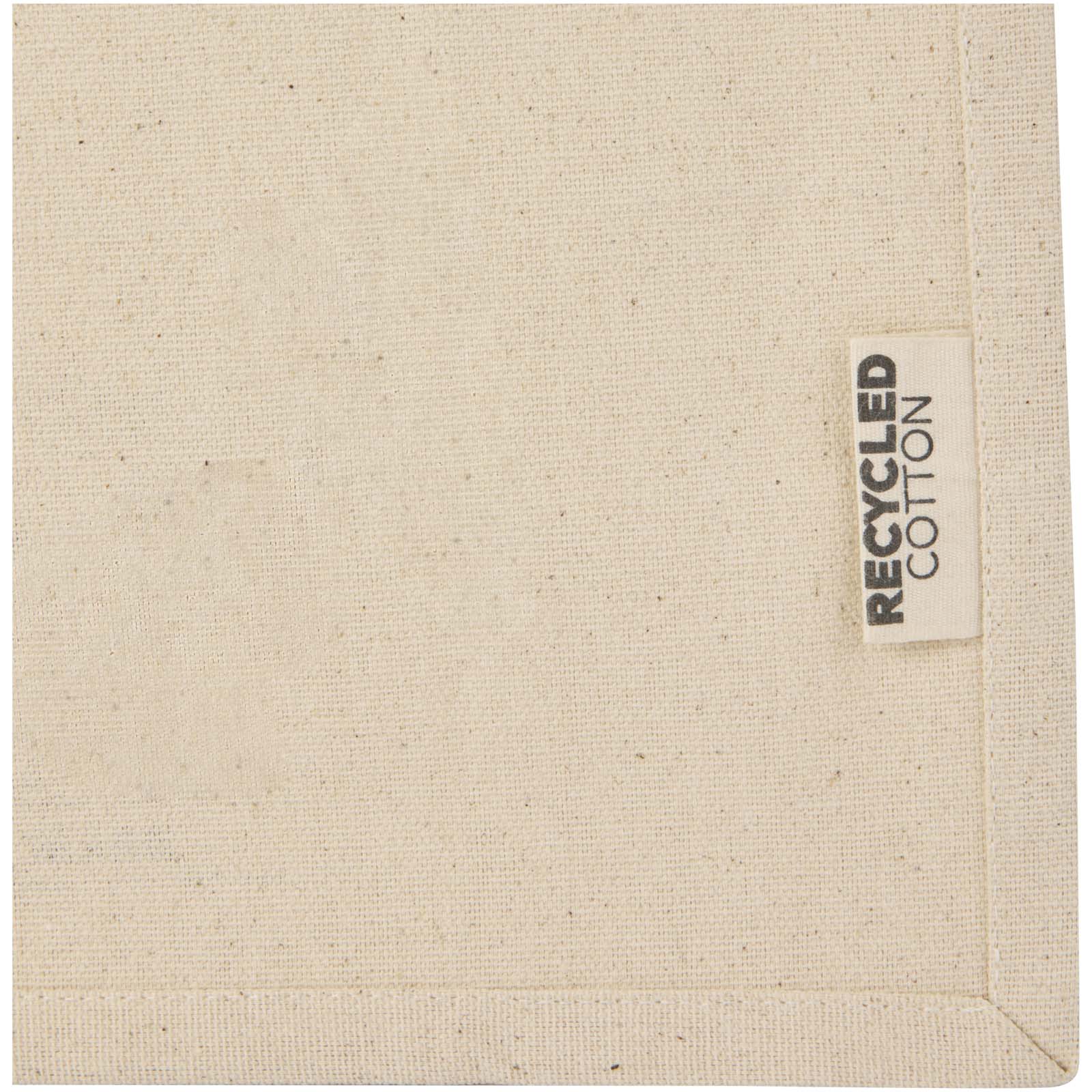 Odessa 220 g/m² GRS recycled cotton mini gusset tote bag 9L