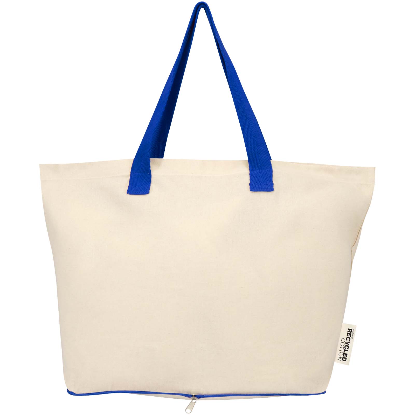Sierra 140 g/m² GRS recycled foldable cotton tote bag 12L