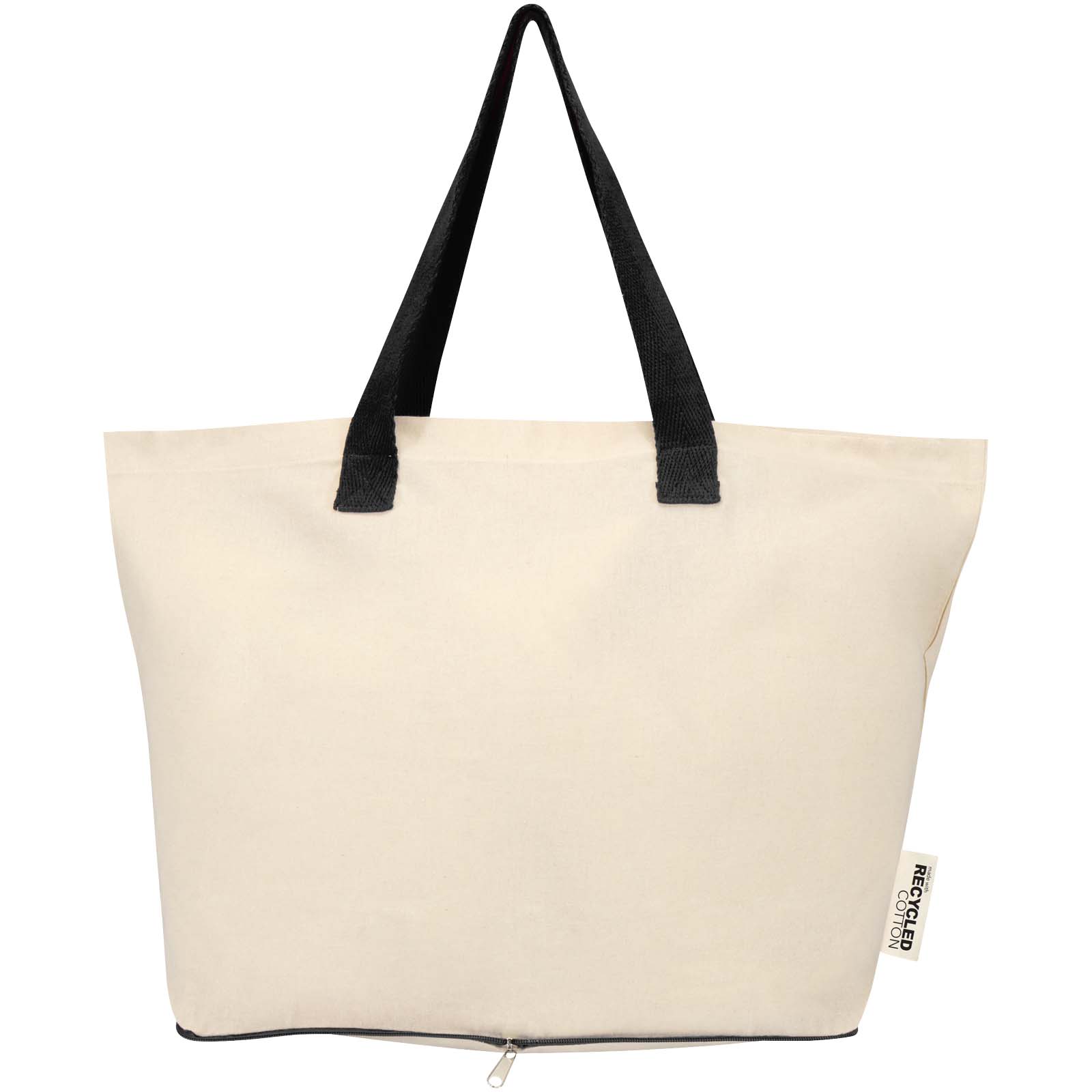 Sierra 140 g/m² GRS recycled foldable cotton tote bag 12L