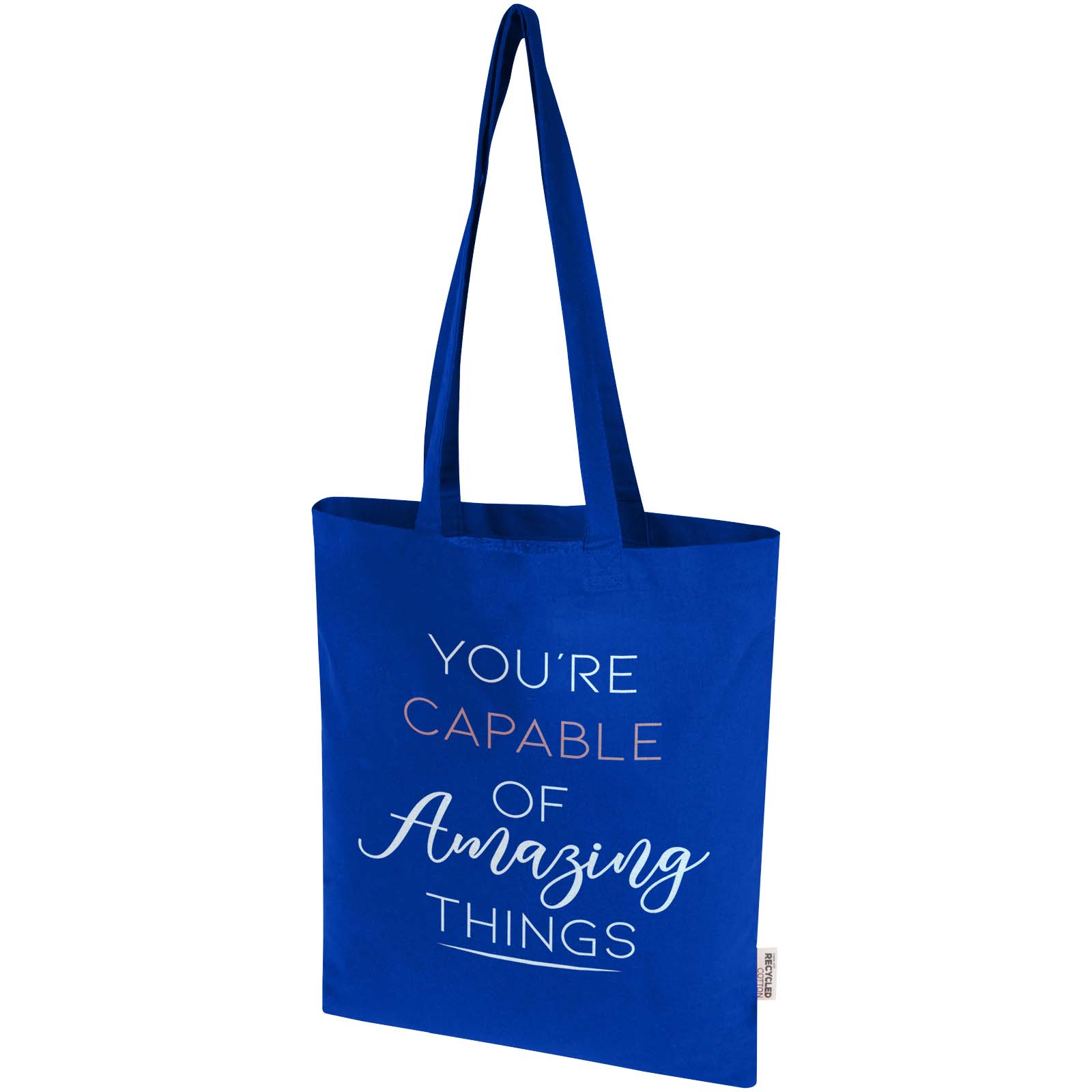 Peru Blend 180 g/m² GRS recycled cotton tote bag 7L