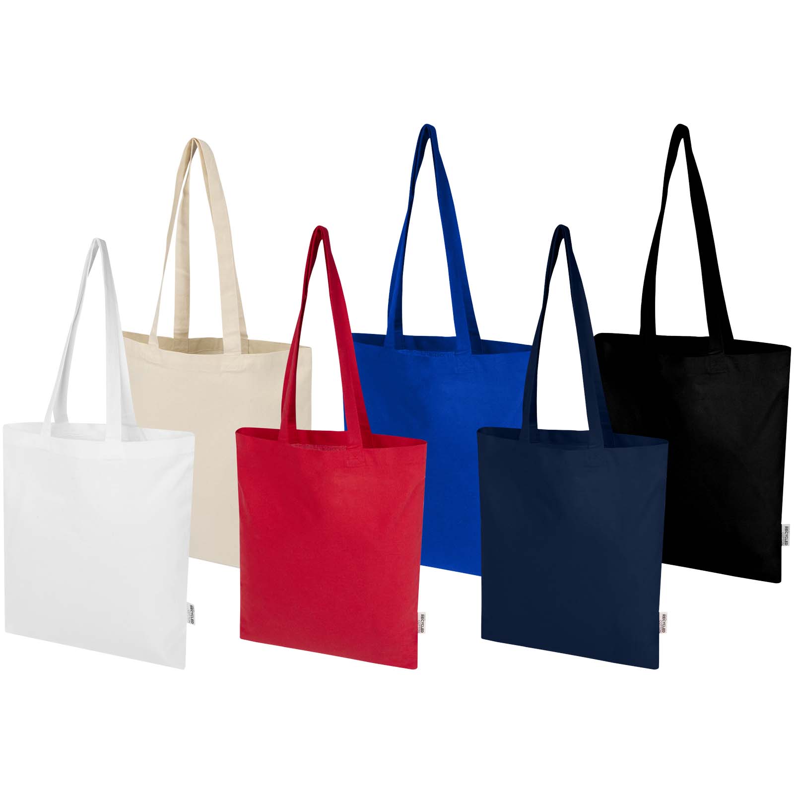 Peru Blend 180 g/m² GRS recycled cotton tote bag 7L