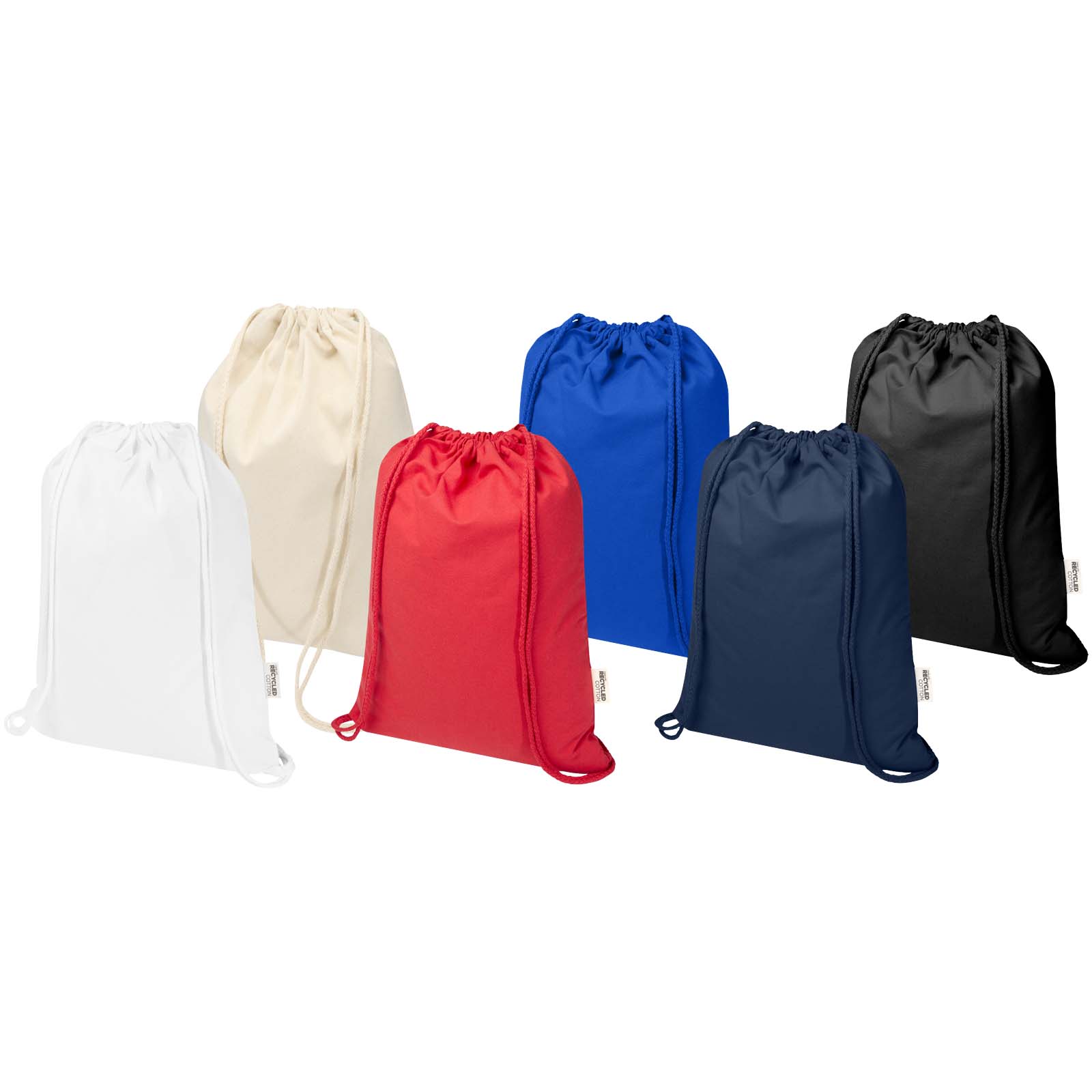 Peru Blend 180 g/m² GRS recycled drawstring bag 5L