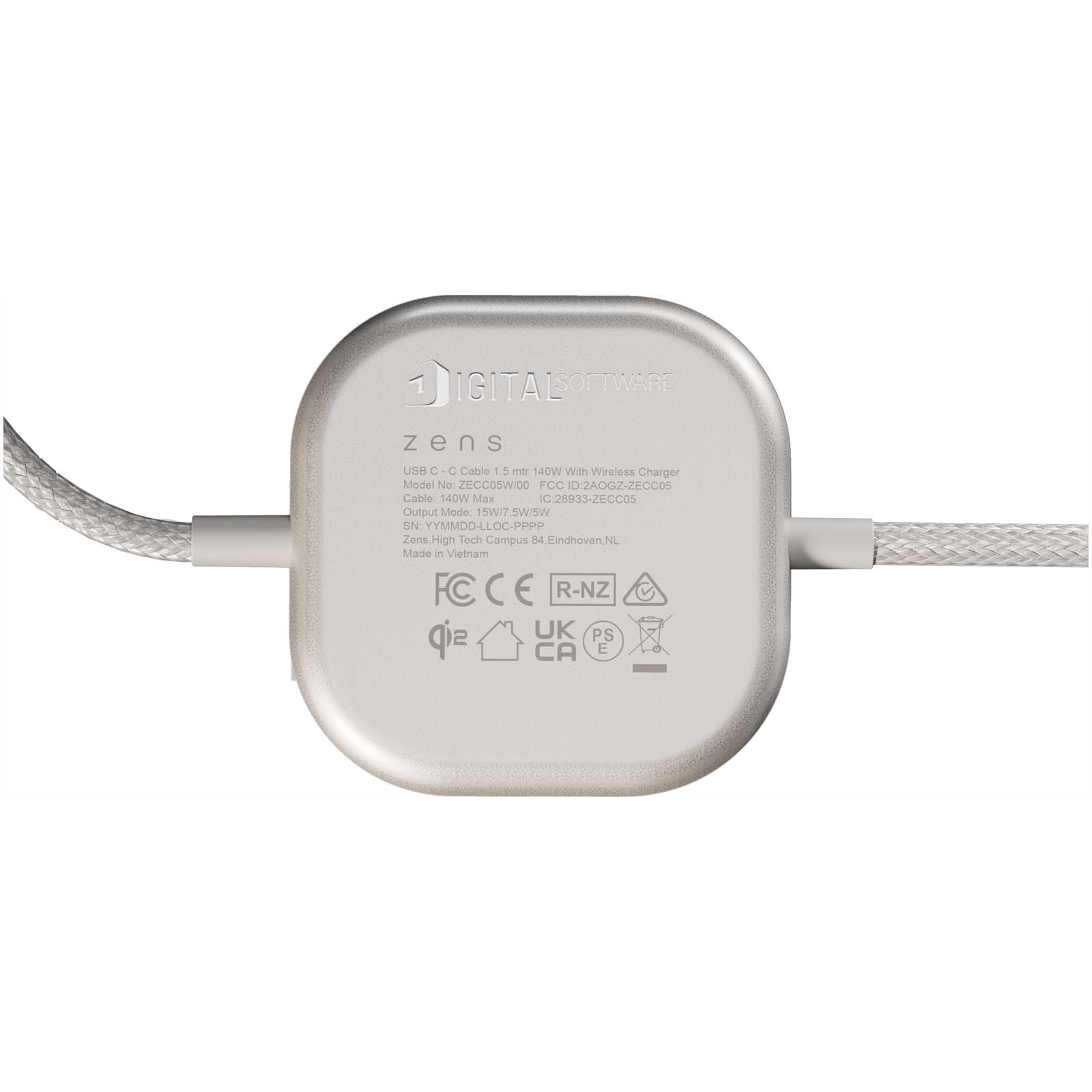 Zens Pro 2 140W USB-C 2-in-1 charging cable