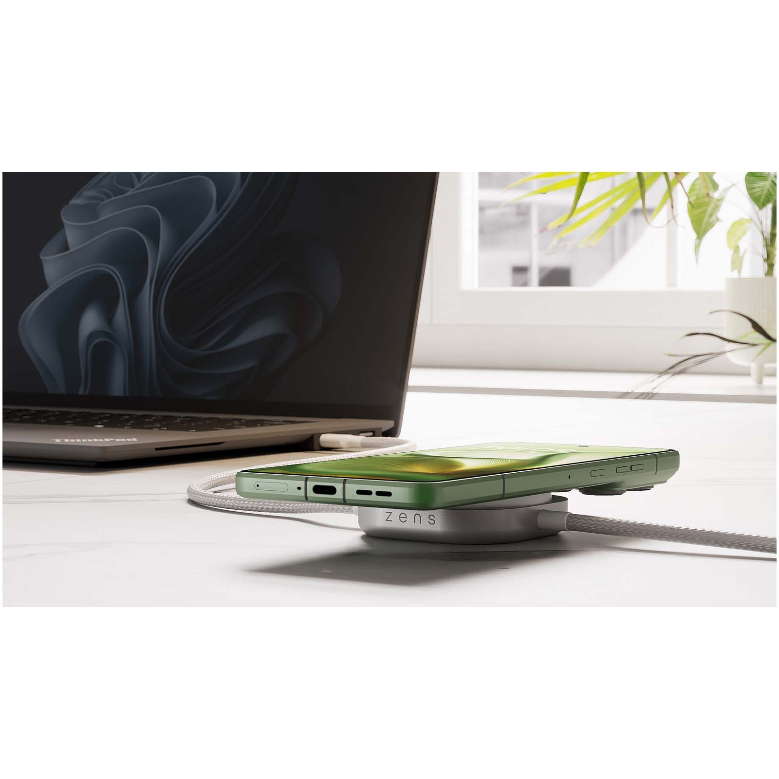Zens Pro 2 140W USB-C 2-in-1 charging cable
