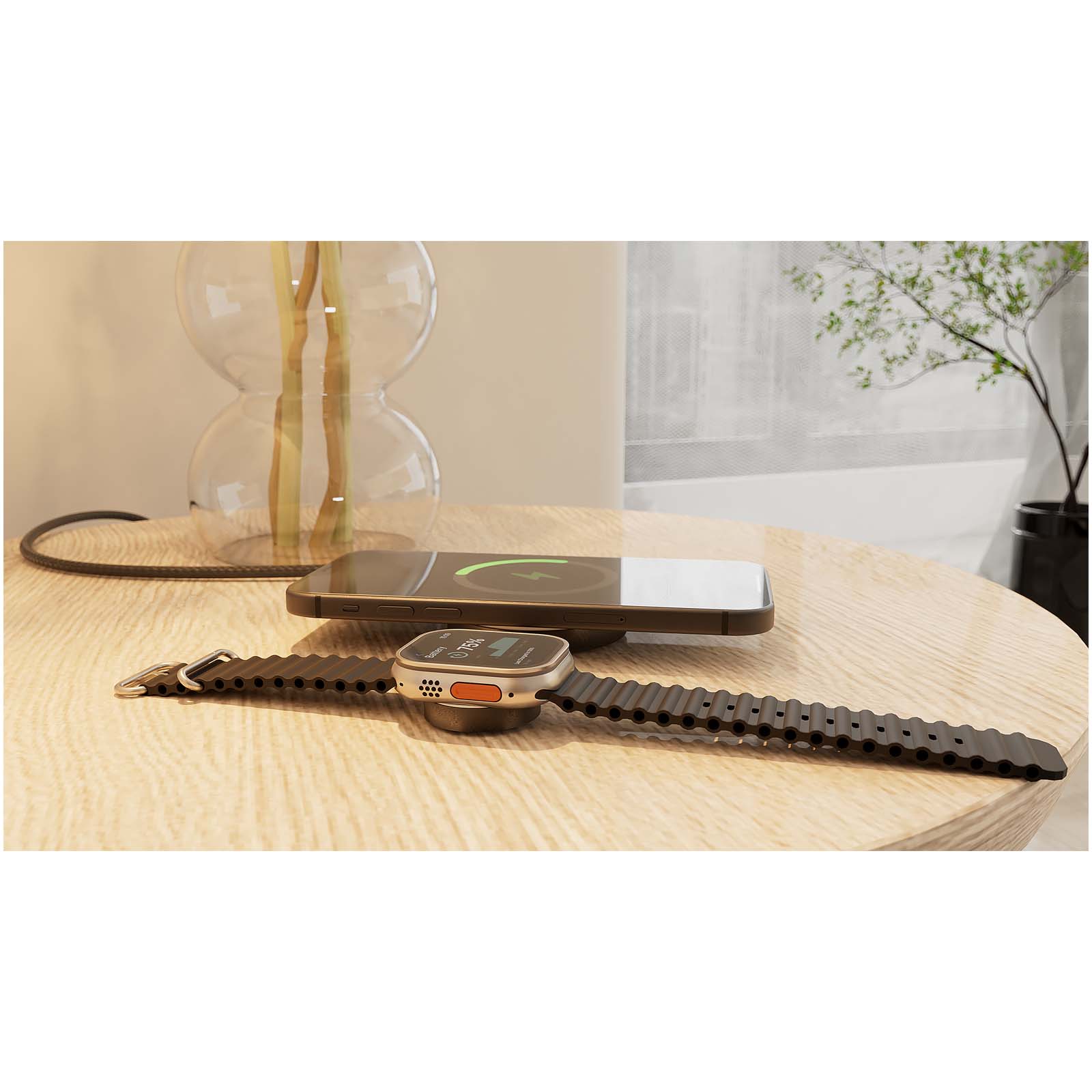 Zens Pro 2 15W dual charging cable
